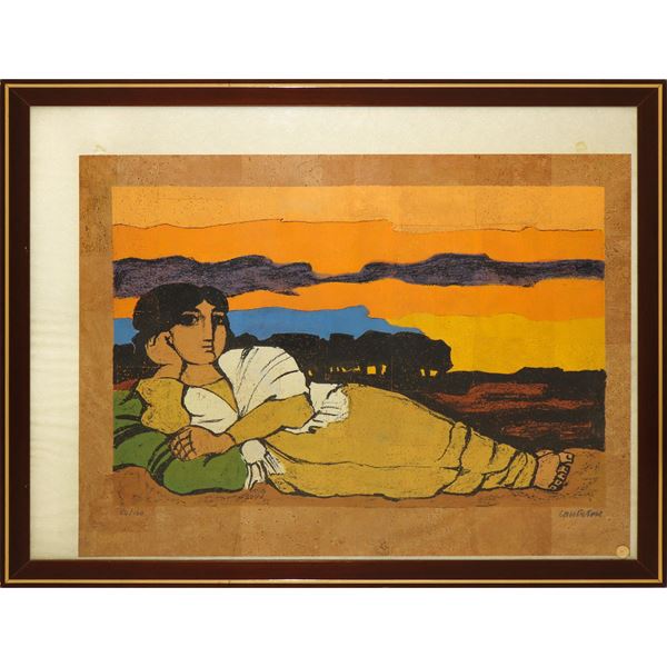 Domenico Cantatore - Woman lying down