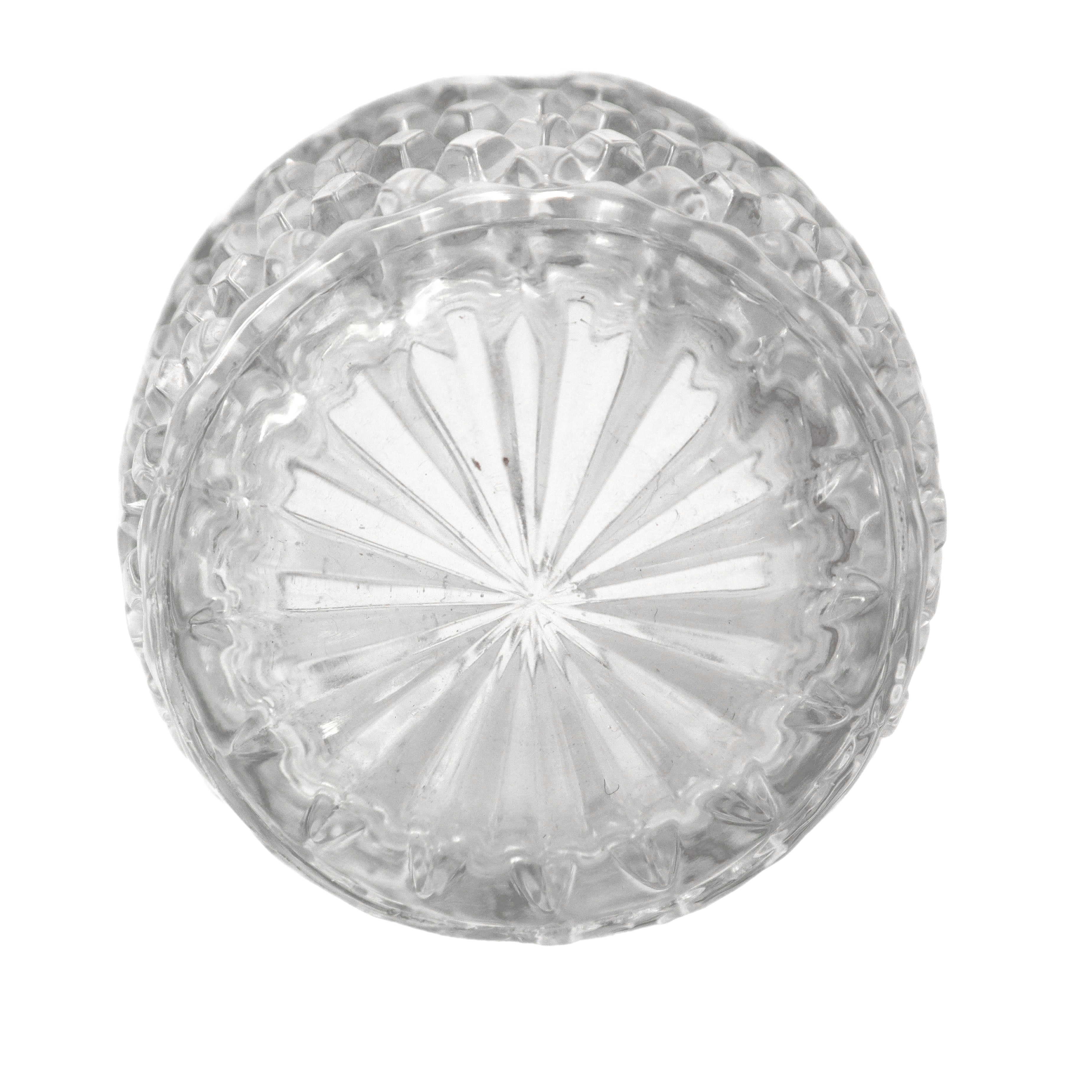 Secchiello porta ghiaccio in cristallo e argento 800