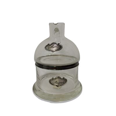 Dispenser per latte e zucchero in vetro