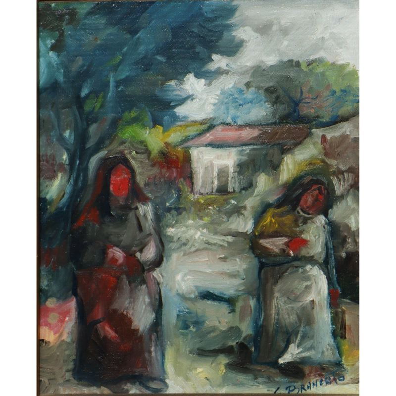 Giuseppe Brancato - Contadine in Strada di Campagna