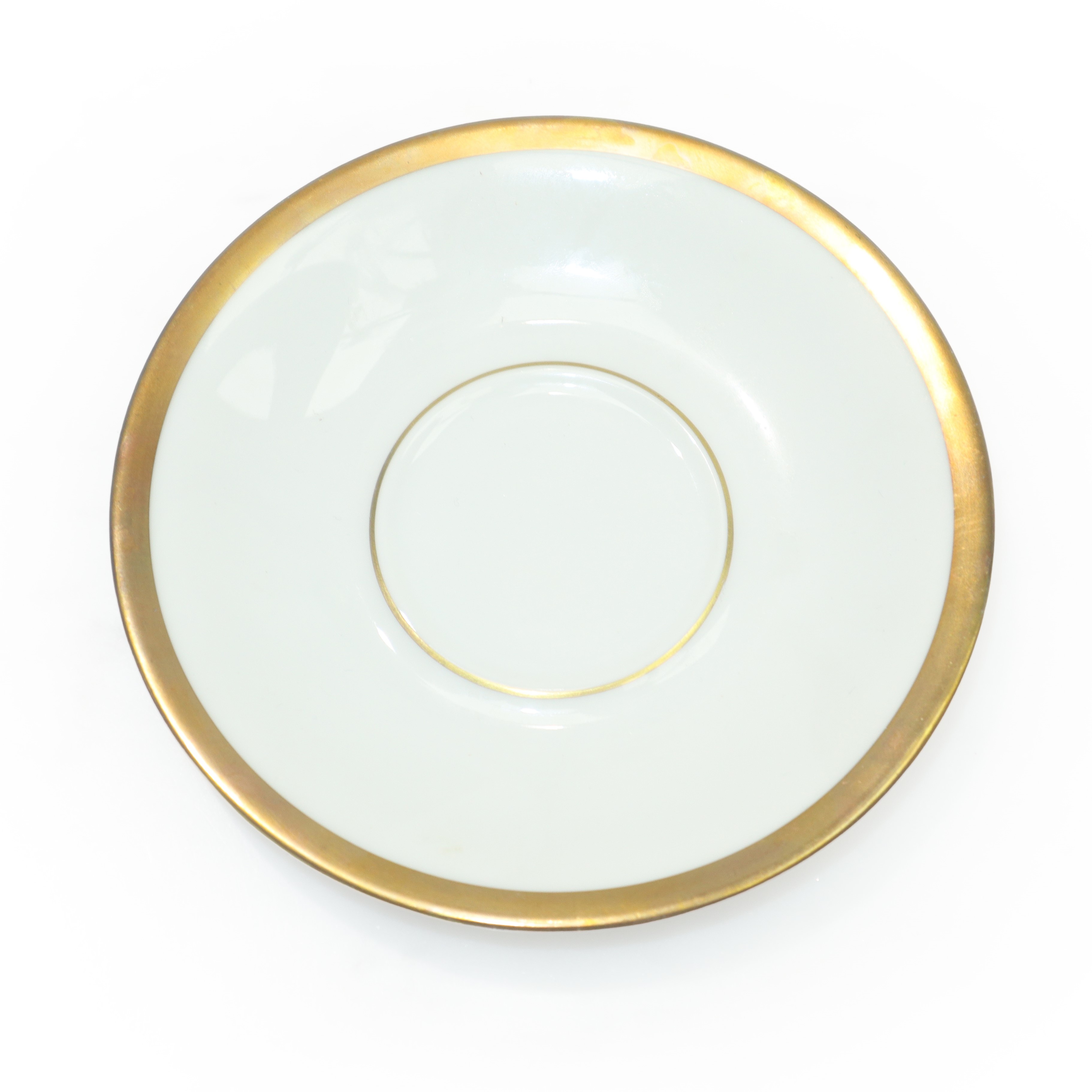 Sevres Porcellana - Servizio da caffè da 12 con stemma di Napoleone e finiture dorate
