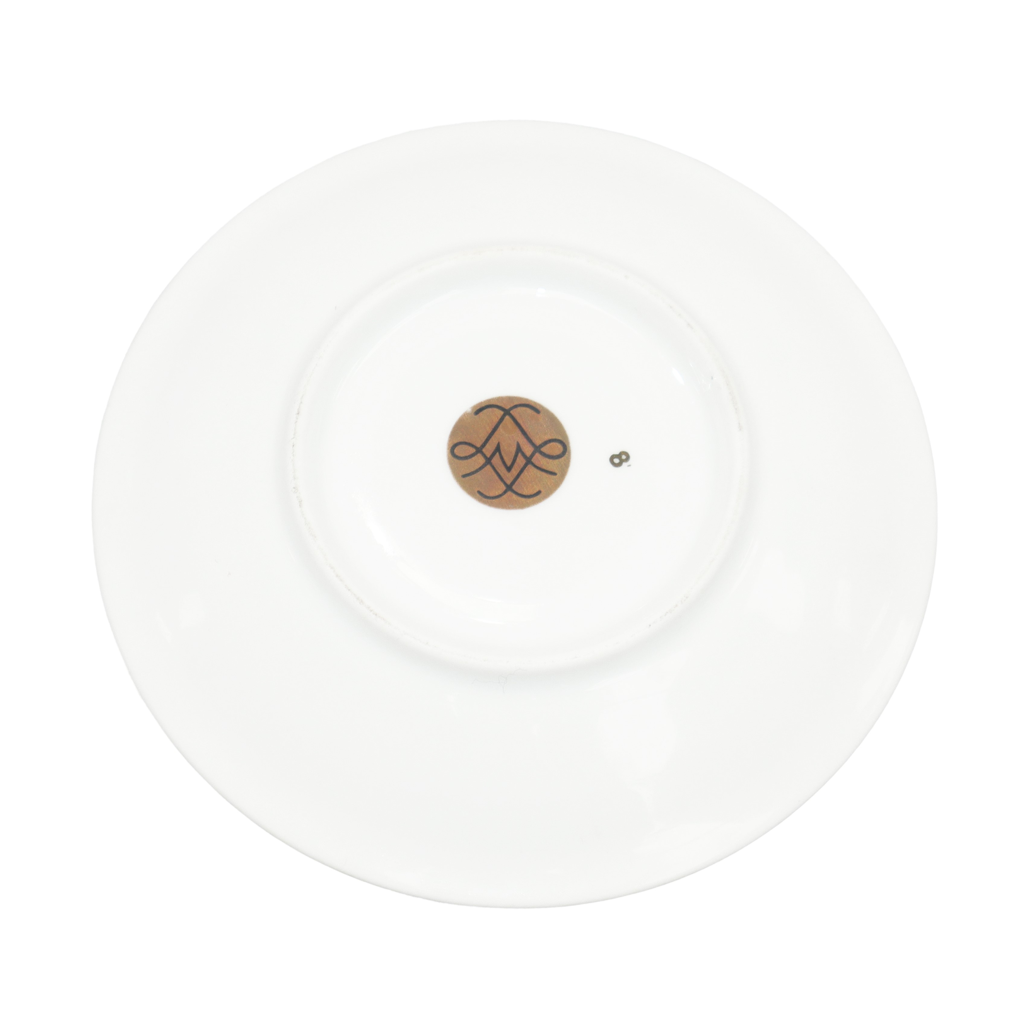 Sevres Porcellana - Servizio da caffè da 12 con stemma di Napoleone e finiture dorate