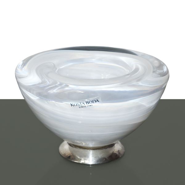 Kosta Boda - Bowl atollo blu 