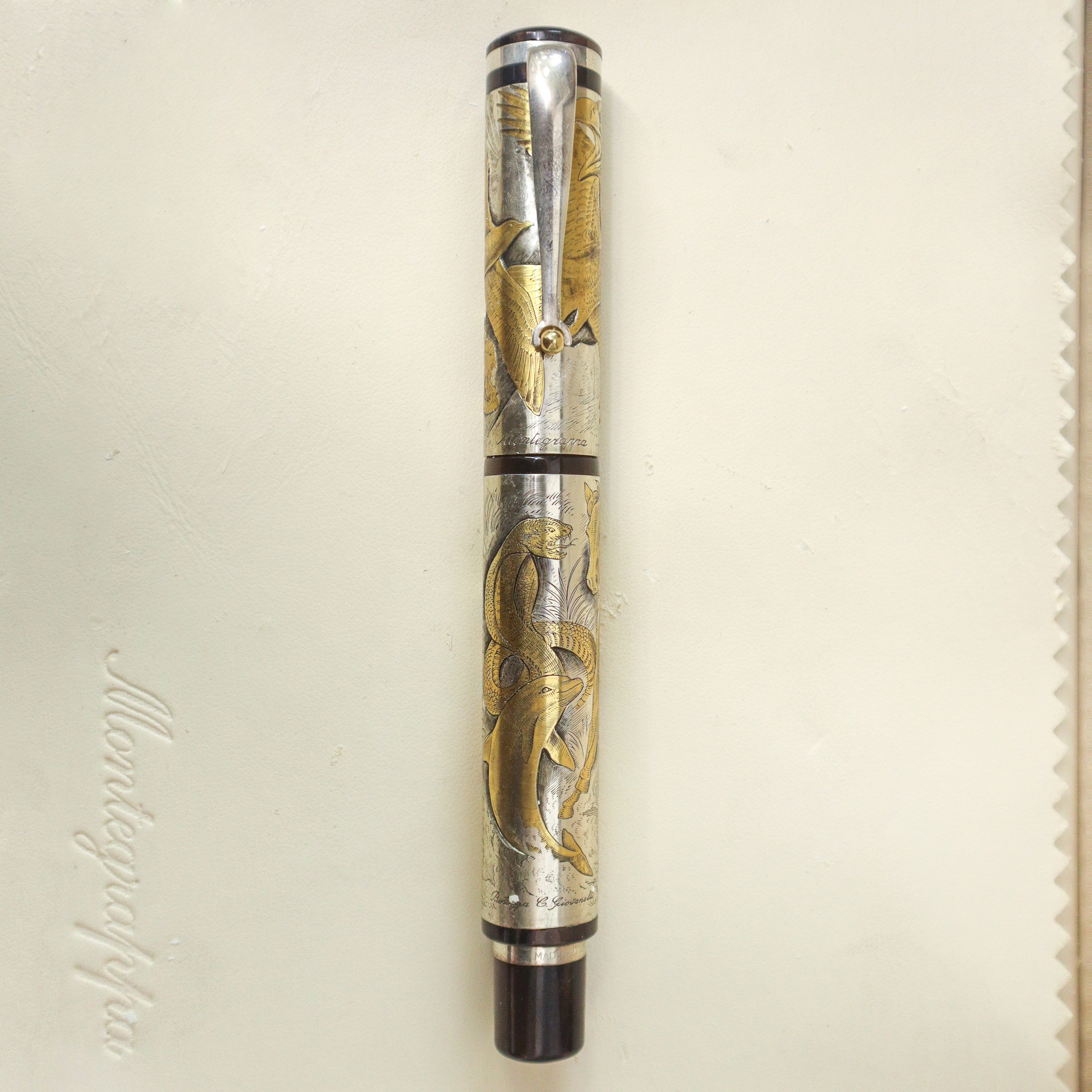 Penna Stilografica "animalia Limited Edition" in Argento 925