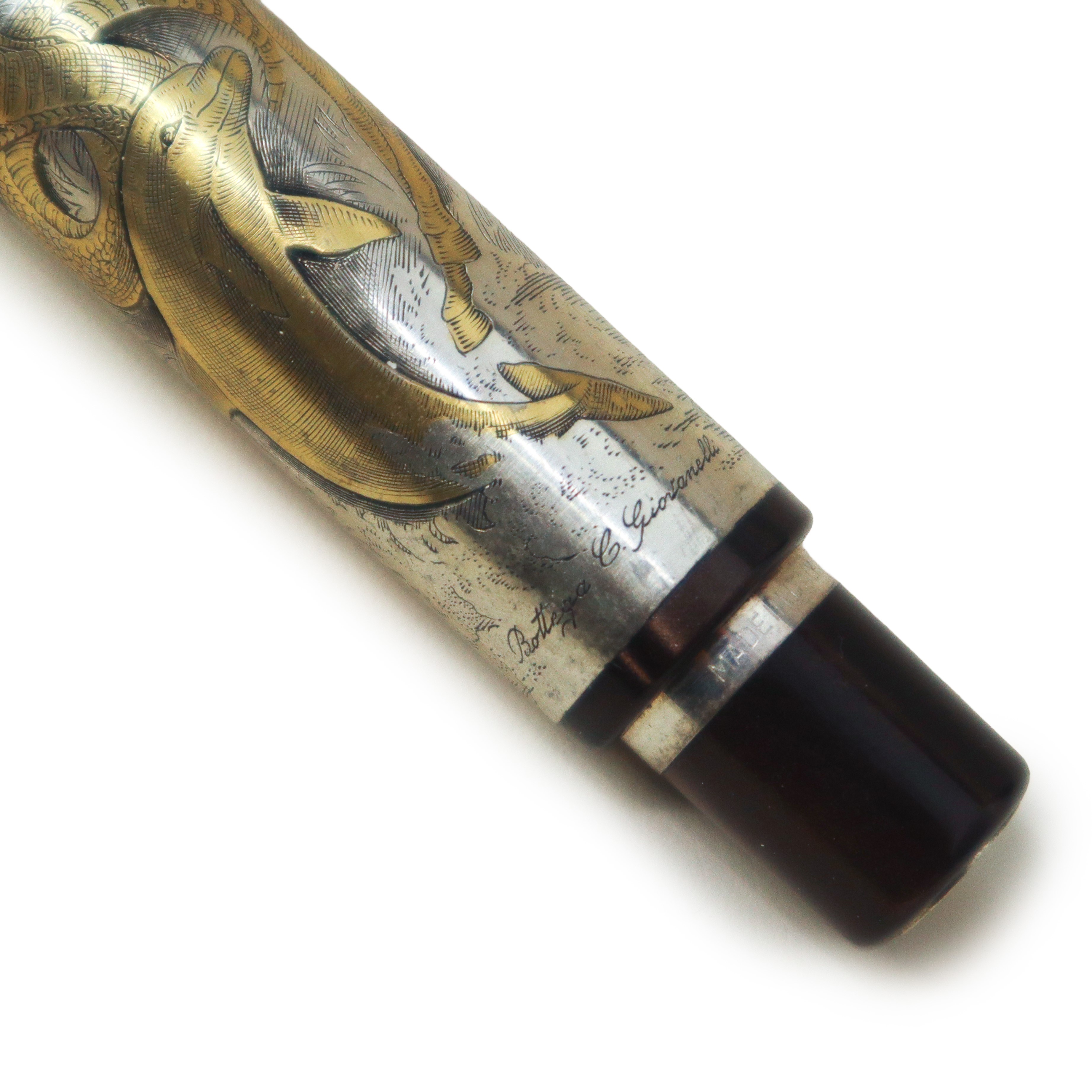 Penna Stilografica "animalia Limited Edition" in Argento 925