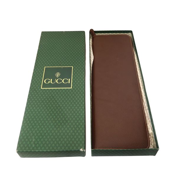 Gucci - Portacravatte in pelle