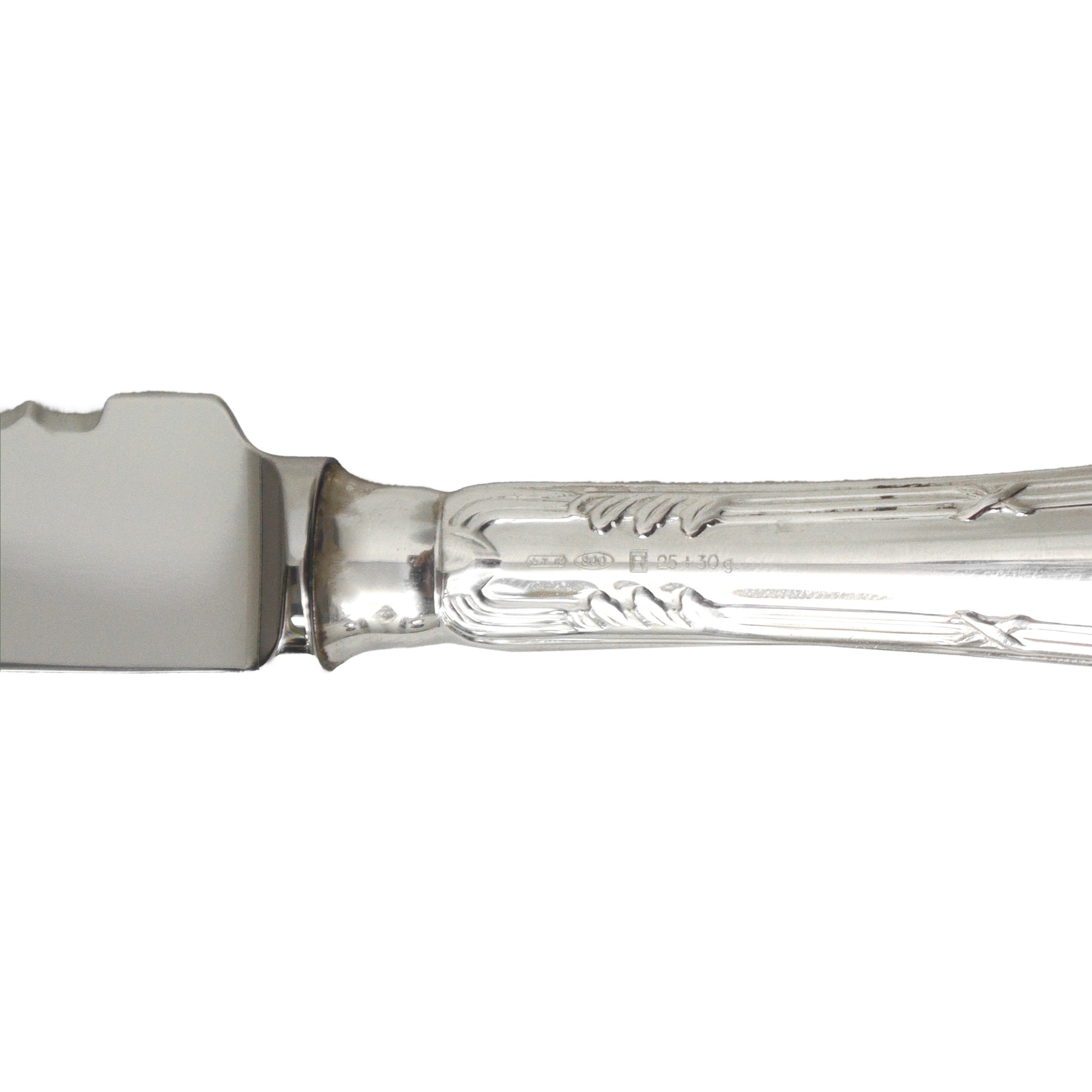 Set di cinque Accessori per la tavola in argento 800