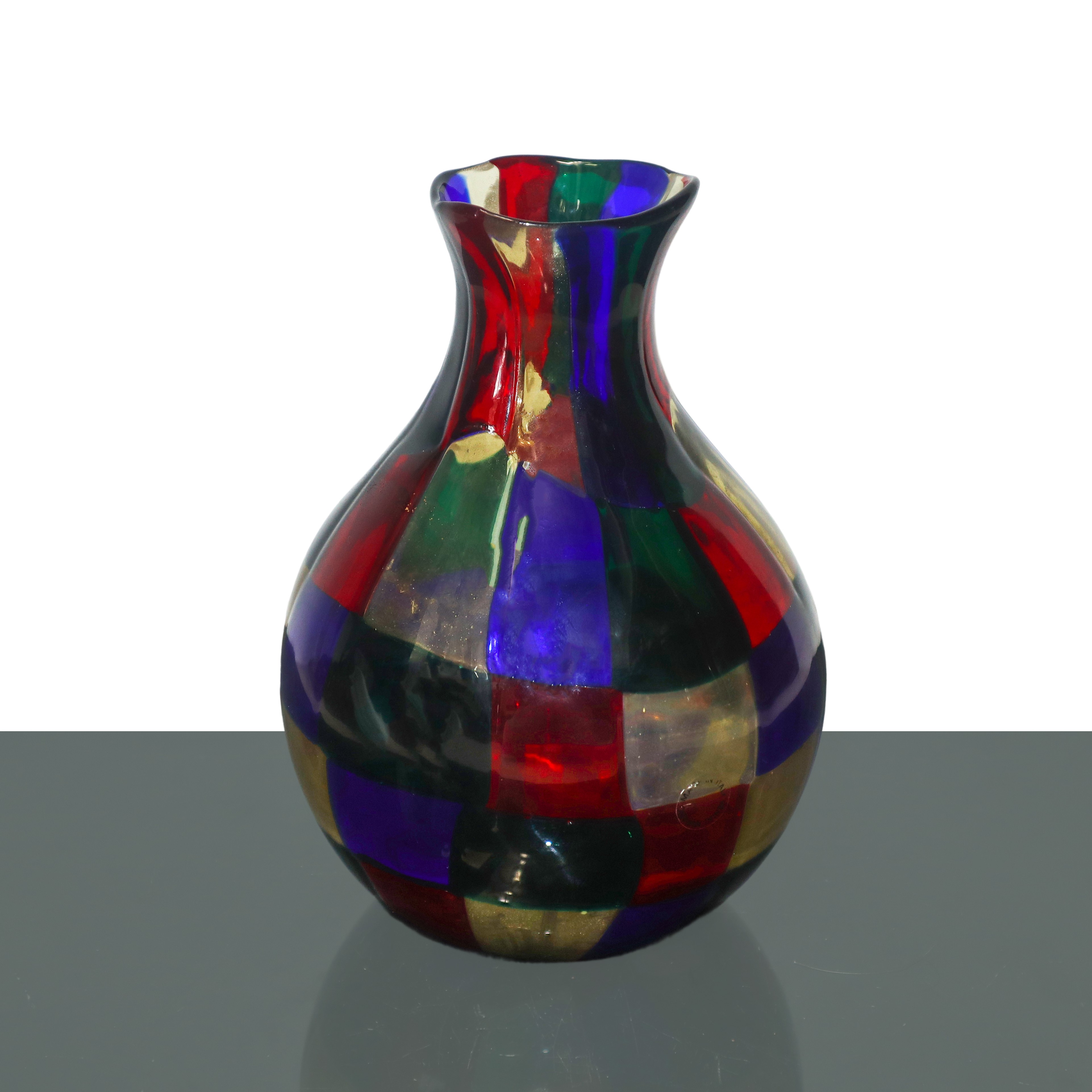 Fulvio Bianconi per Venini - Vaso Pezzato, Venezia