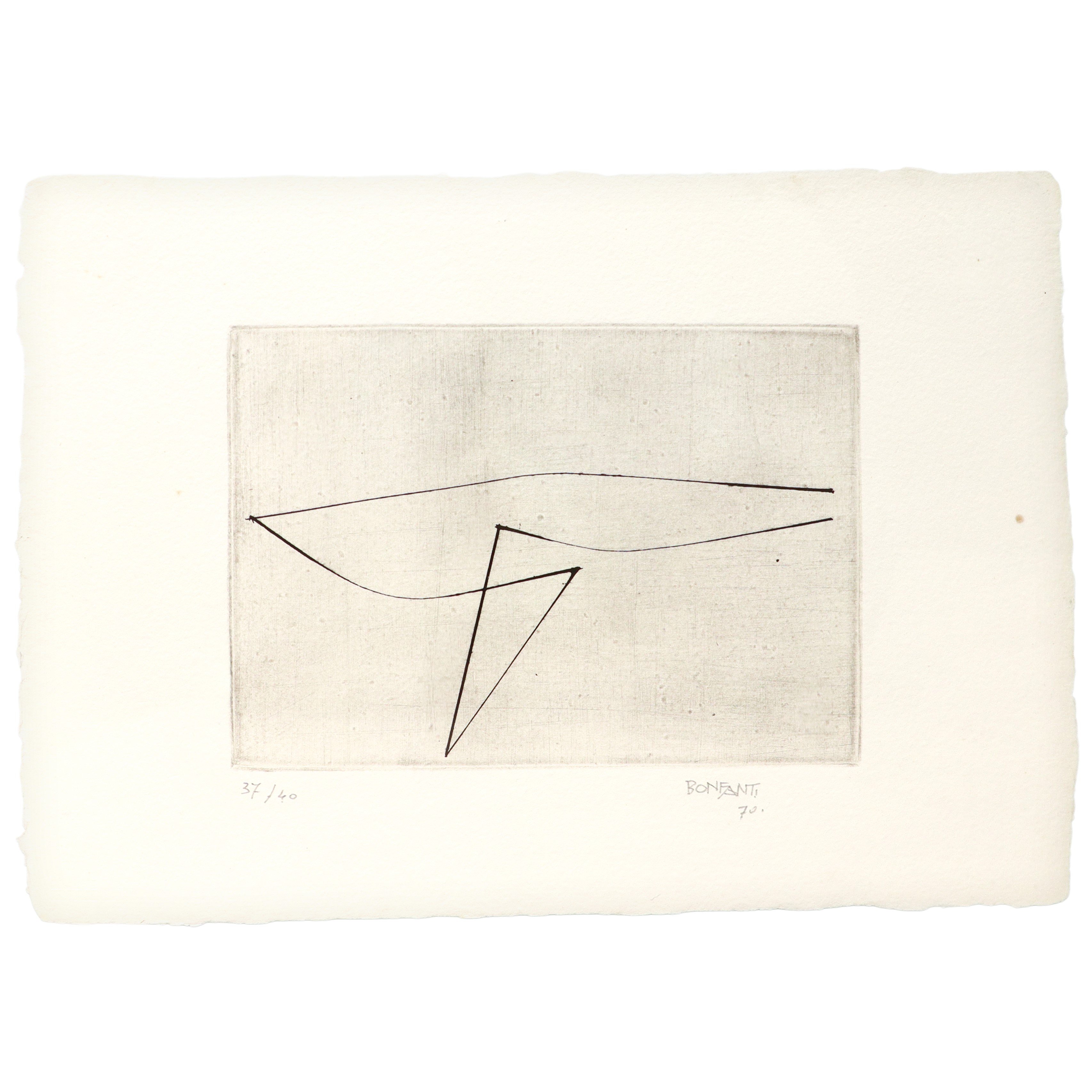 Arturo Bonfanti - Incisione