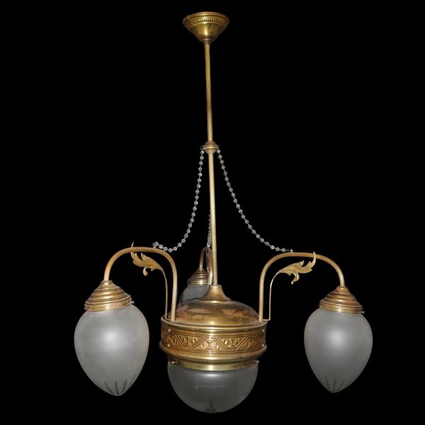 4-light chandelier 