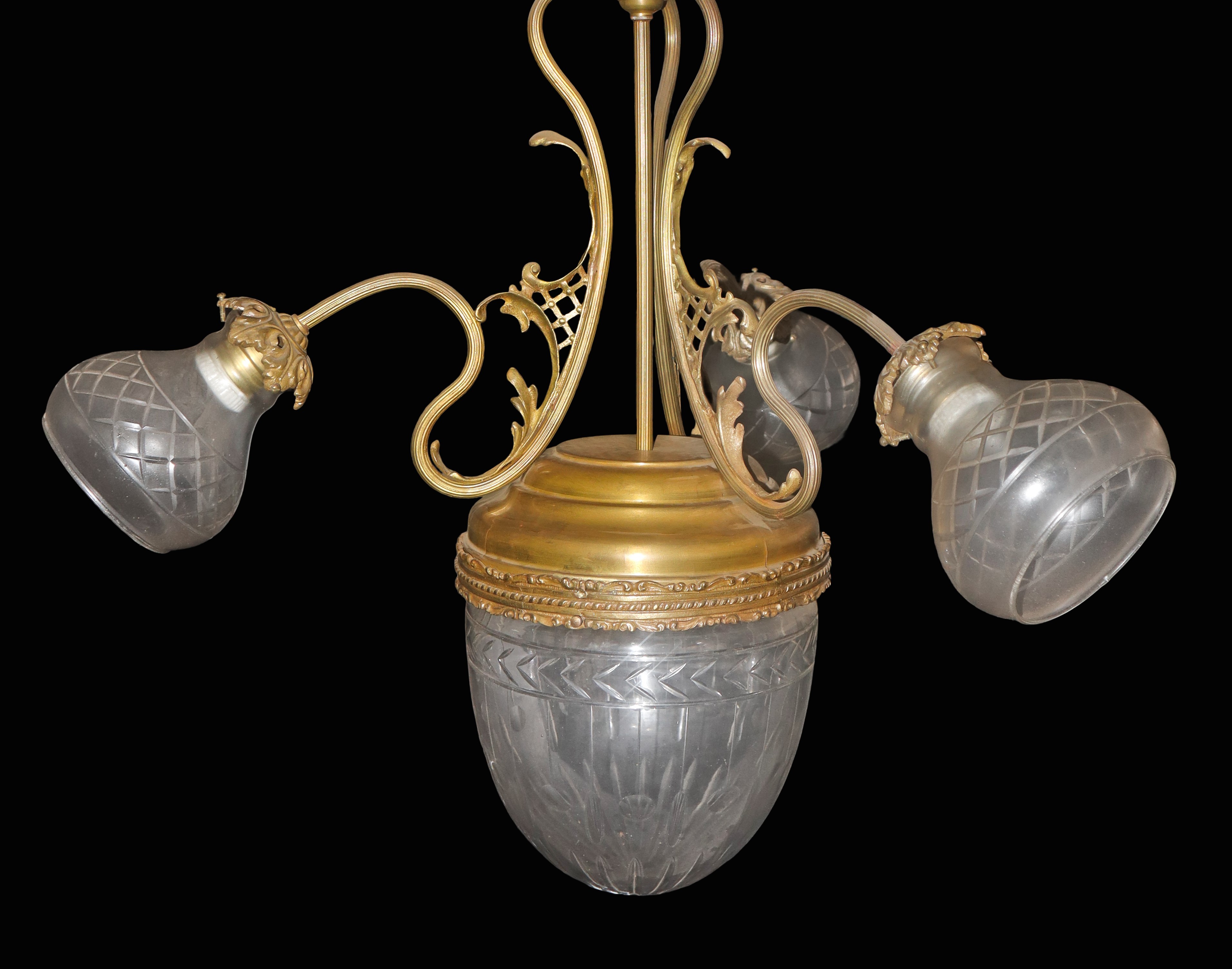Lampadario a 4 luci