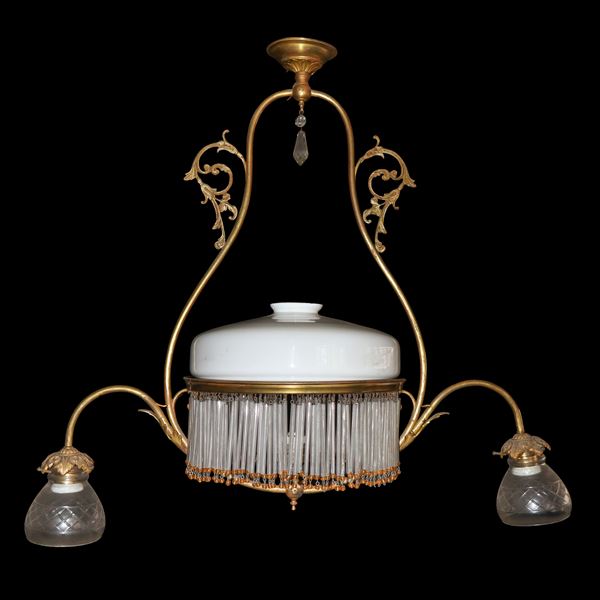 Liberty chandelier, central cup and 2 lateral ones