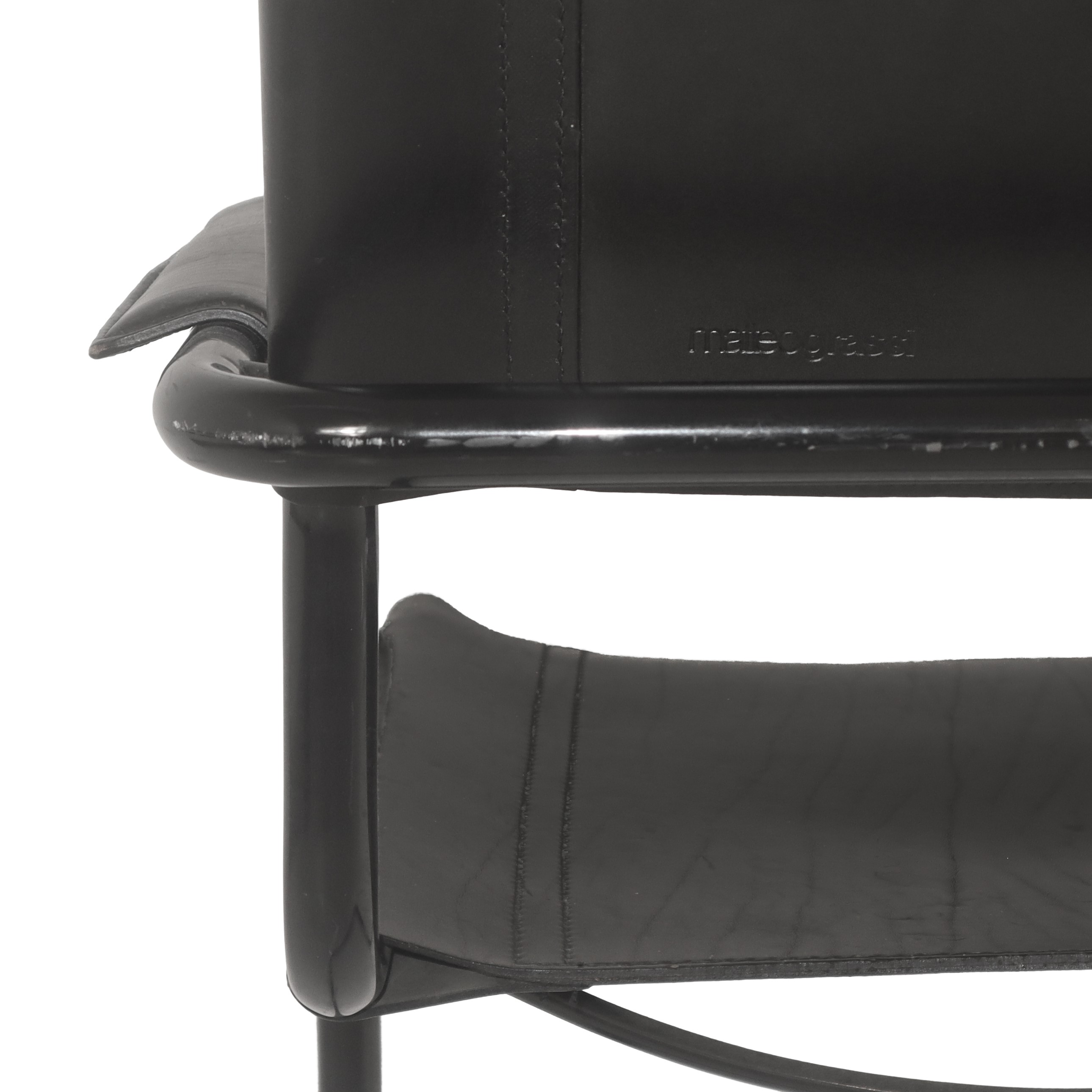 N°6 Sedie cantilever MG5 Bauhaus in pelle