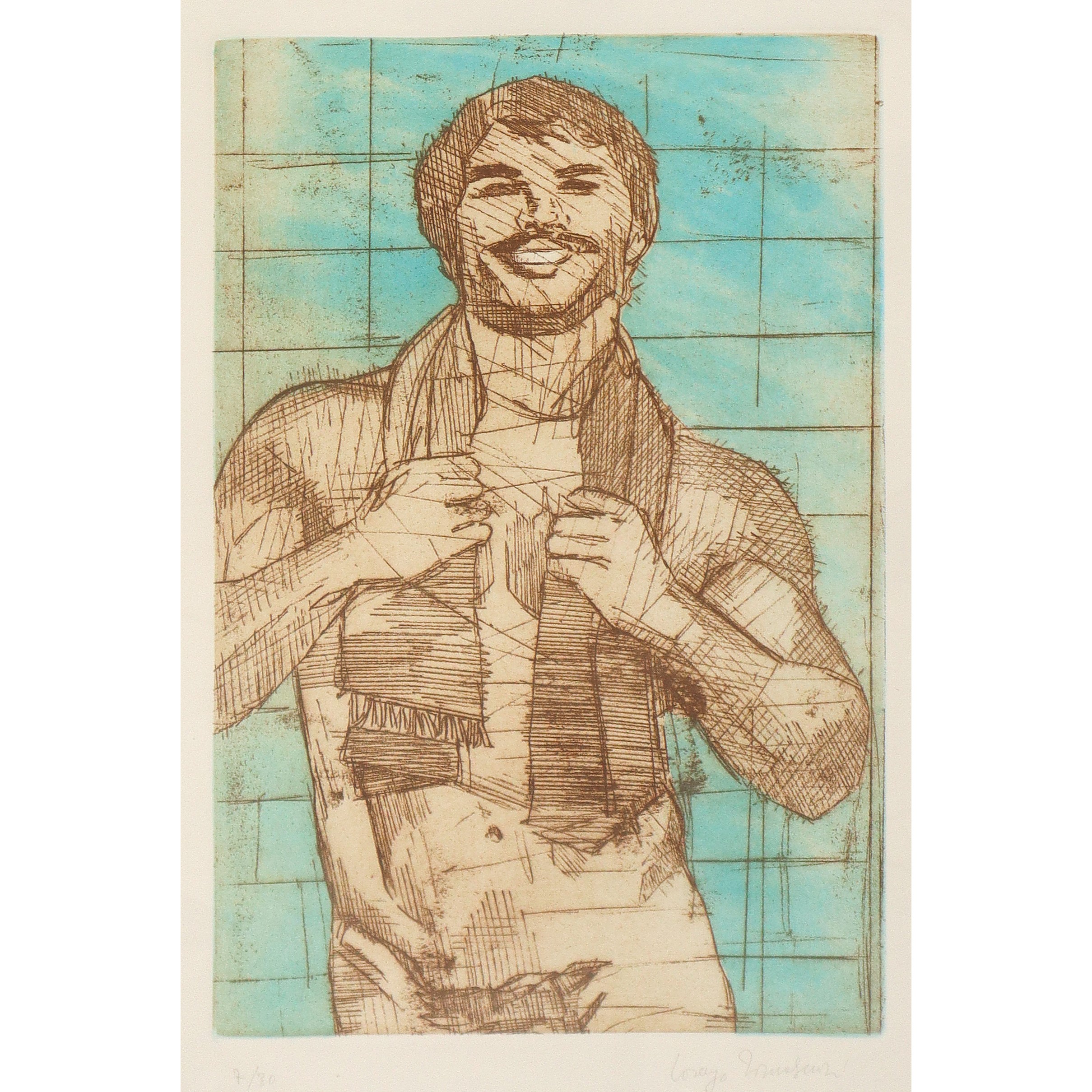 Lorenzo Tornabuoni - Uomo con Asciugamani