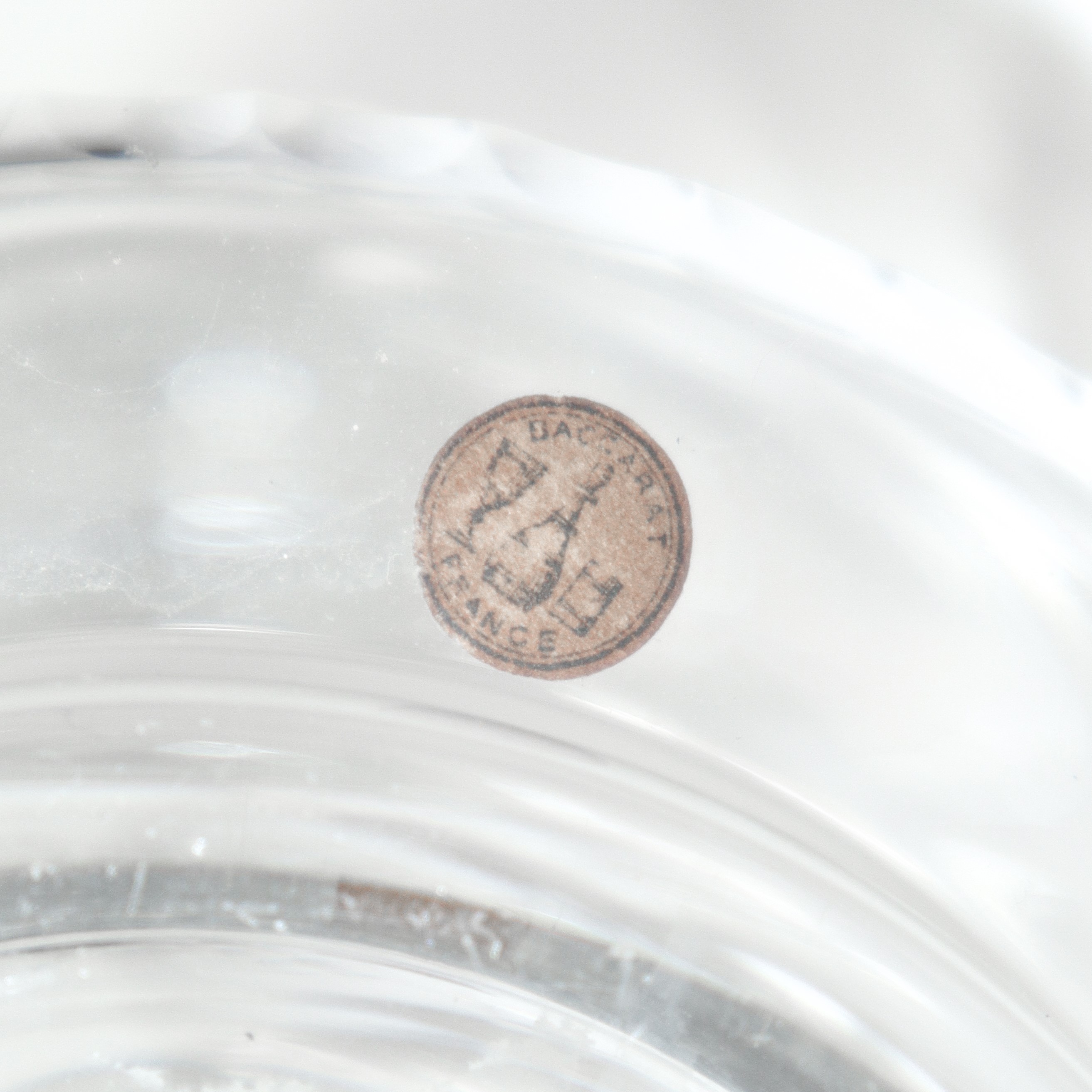 Coppia di bottiglie decanter in cristallo