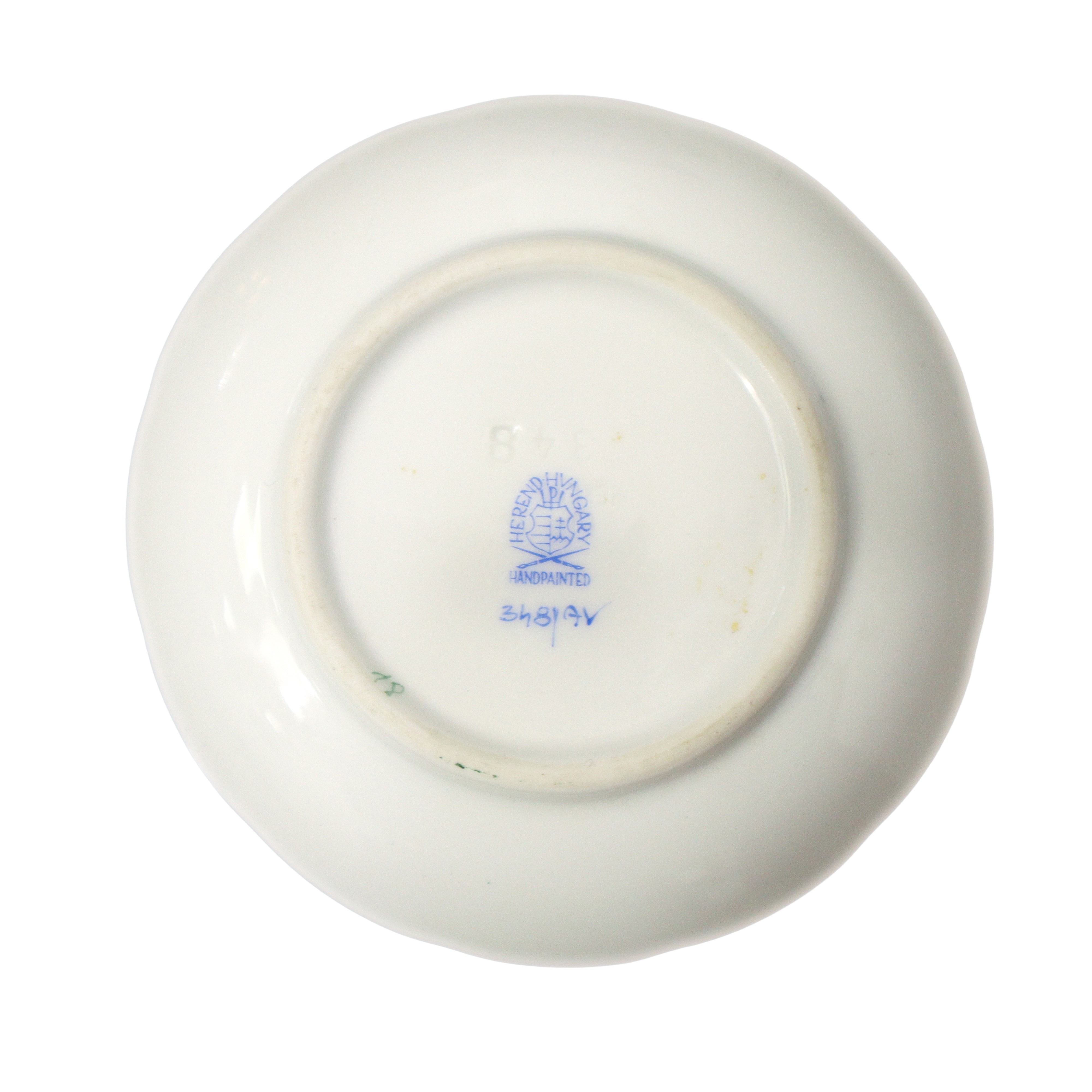 Gruppo di 5 piccoli vassoi e piccoli piatti modello "Apponyi"