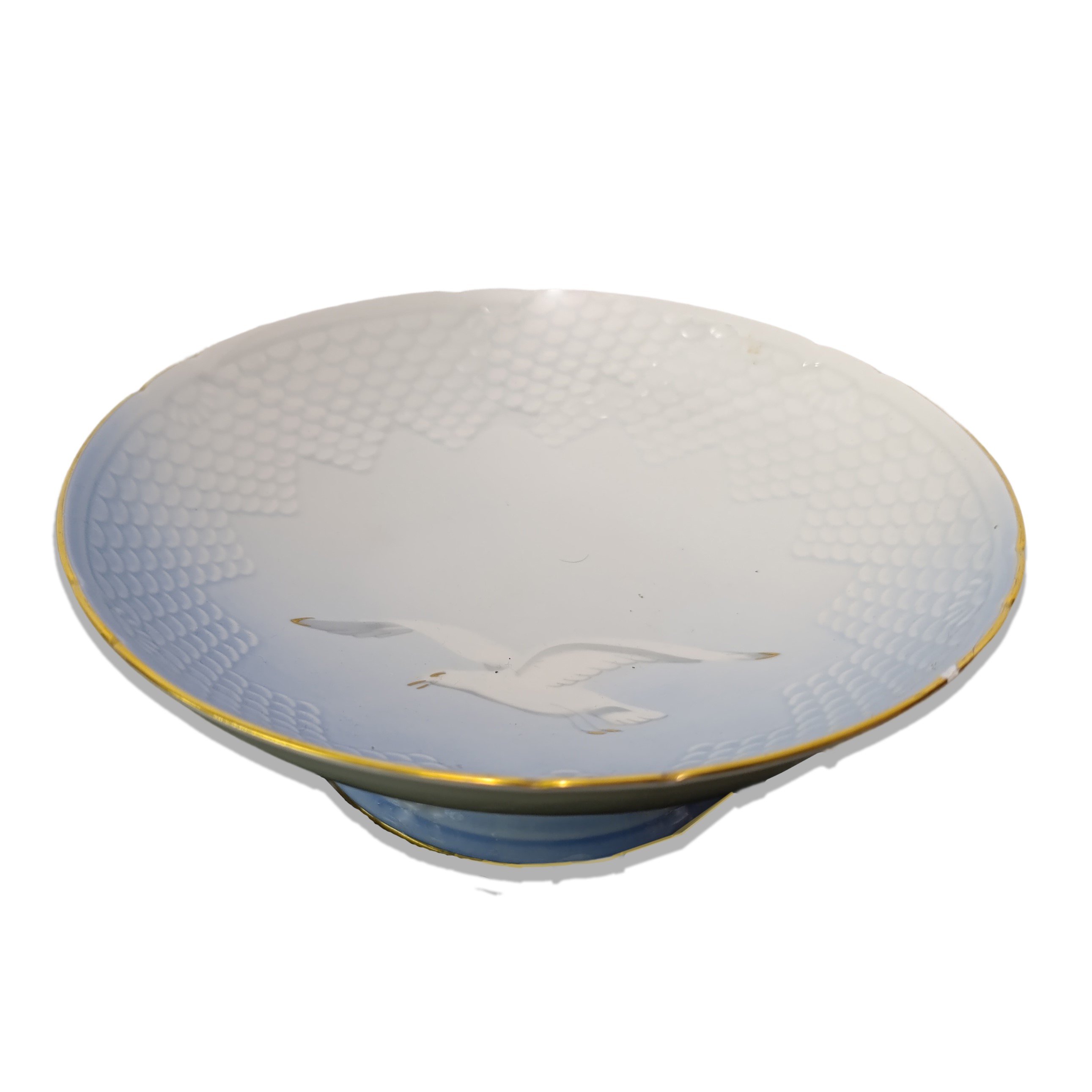 Royal Copenhagen, B&g Porcellana - Gruppo di 4 Elementi in Porcellana con Decoro con Aironi