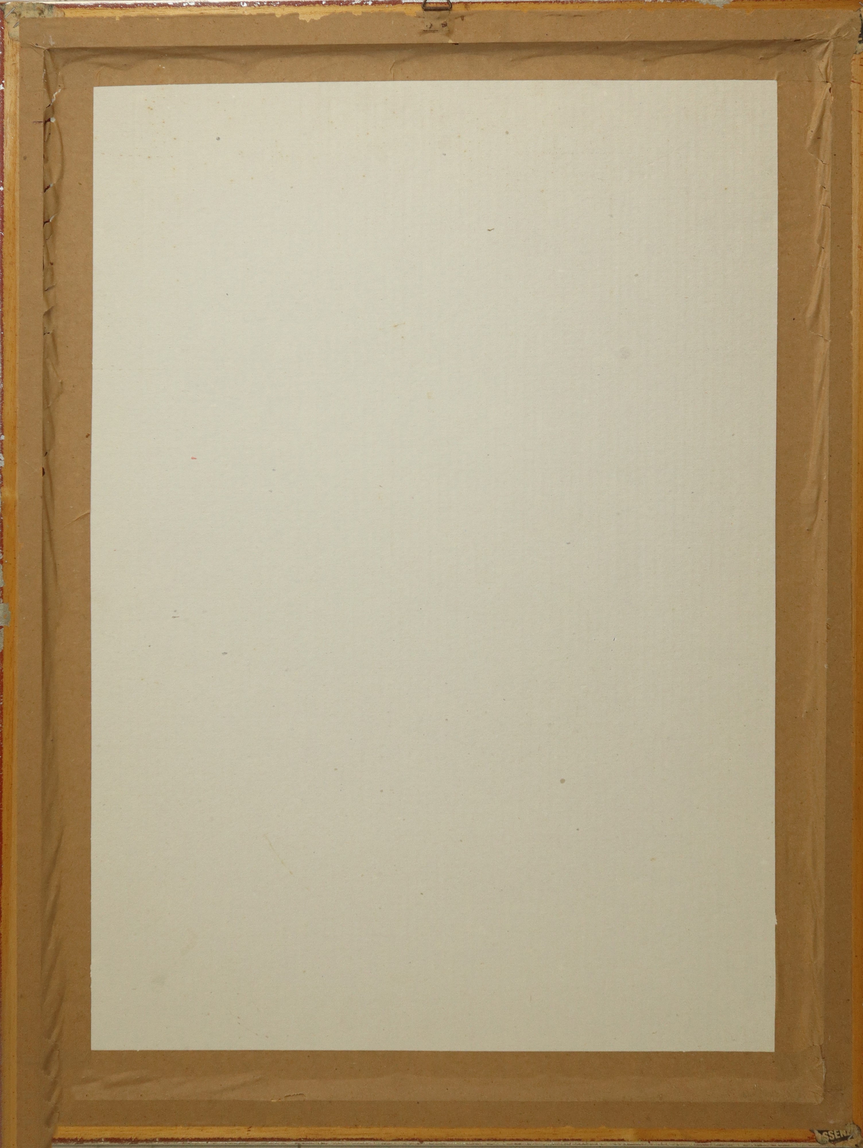 Giuseppe Mazzullo - Nudo di donna, prova d'artista serigrafica acquerellata (1981)
