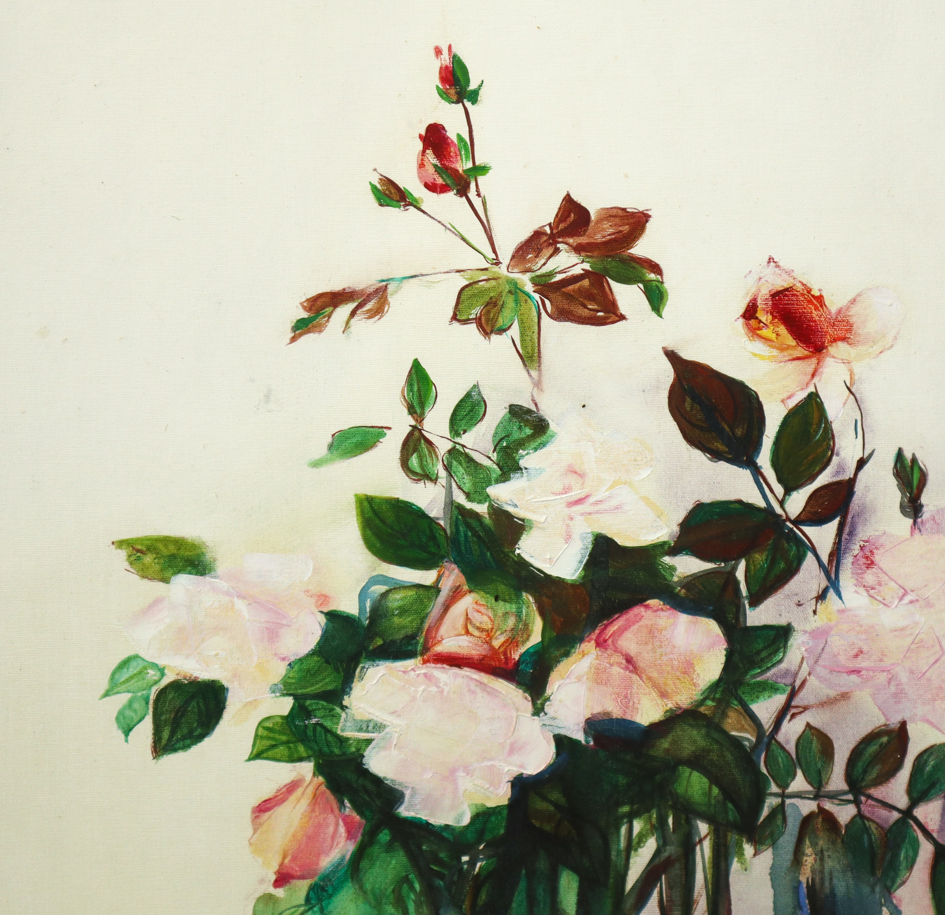 Nino Carnabuci - Natura Morta di Fiori con Vaso