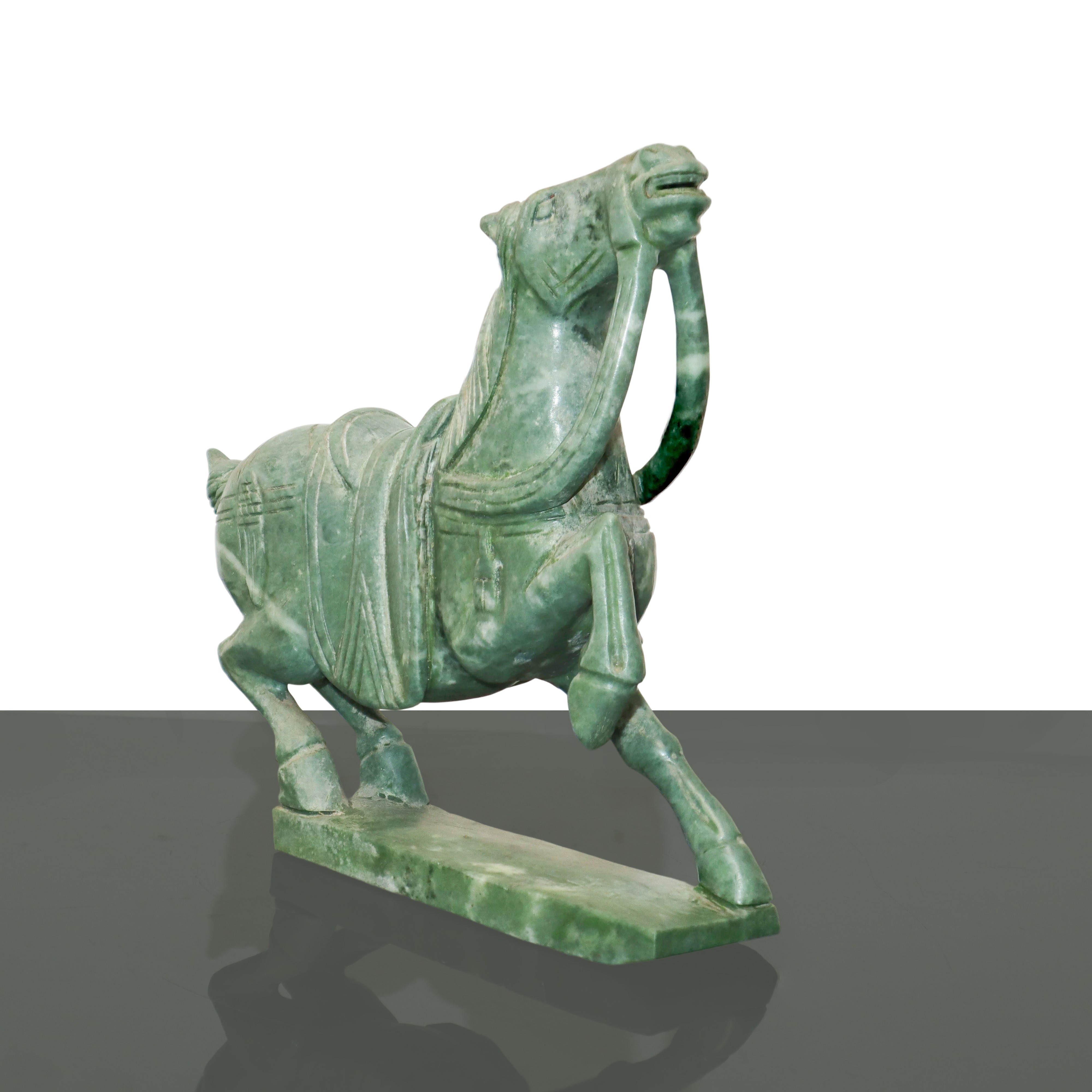 Cavallo in Giada Verde