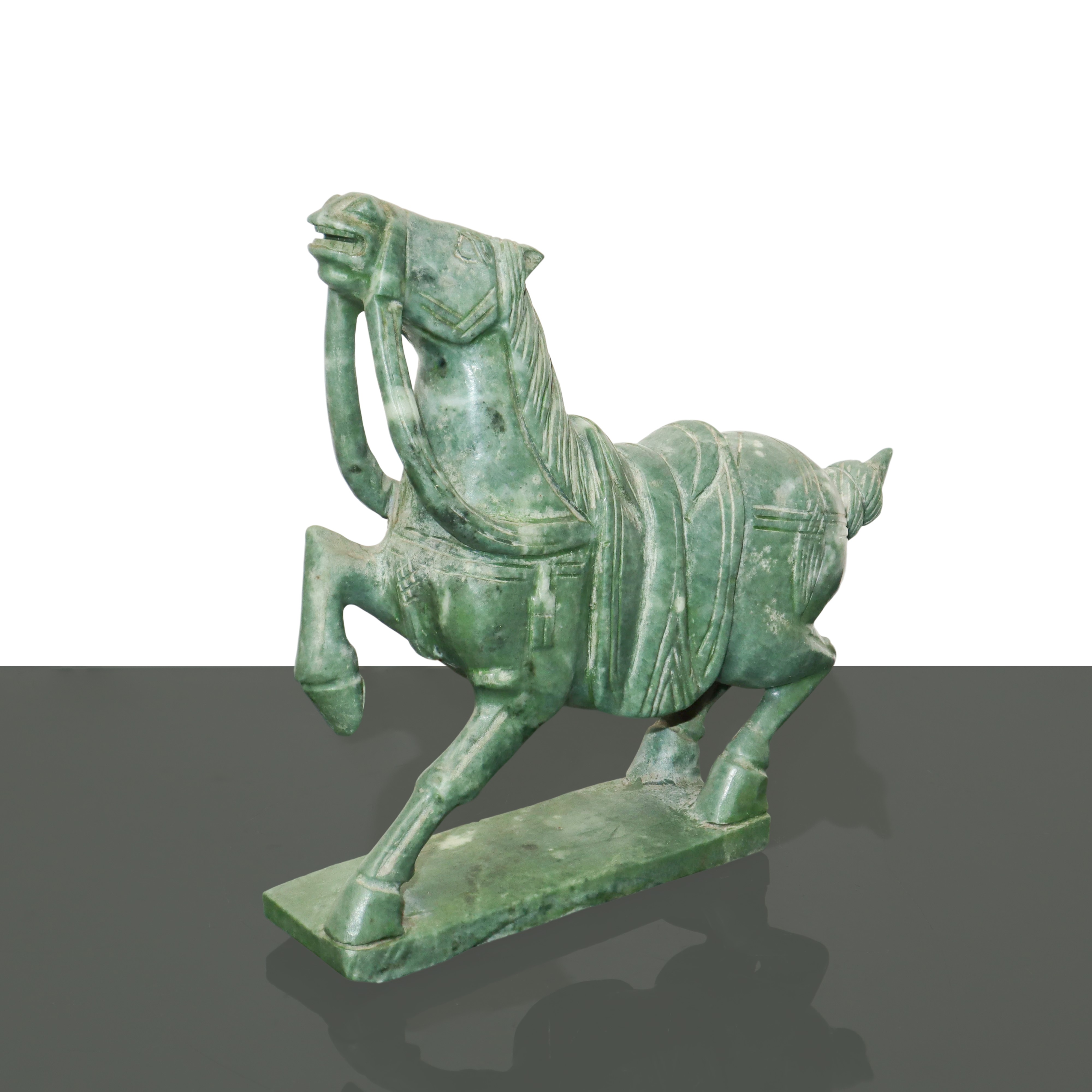 Cavallo in Giada Verde