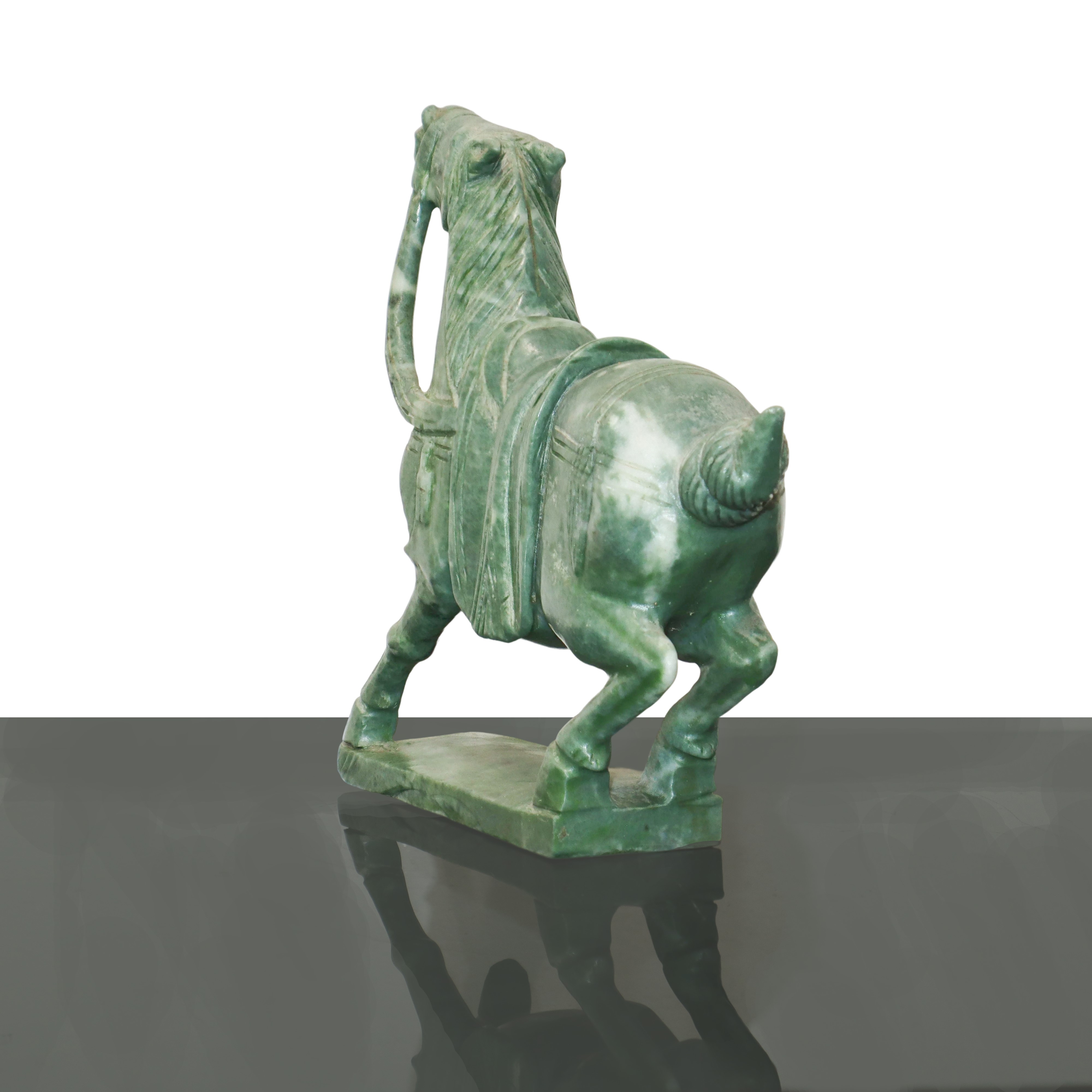 Cavallo in Giada Verde