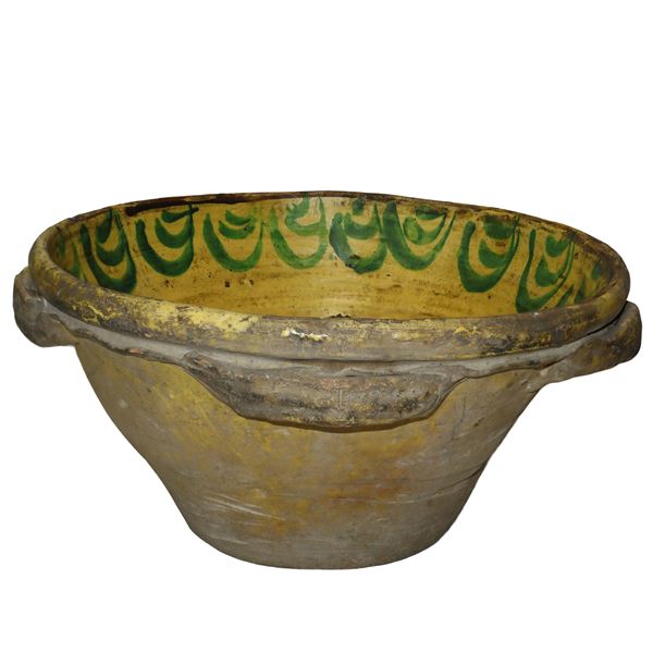 Lemmo di Caltagirone in ceramica decorata smaltata e dipinta