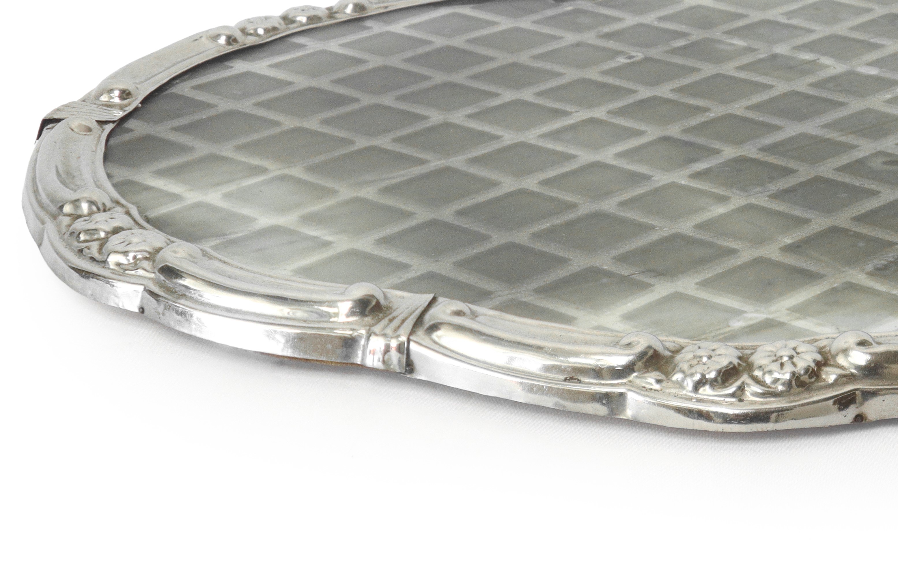 Vassoio con specchio