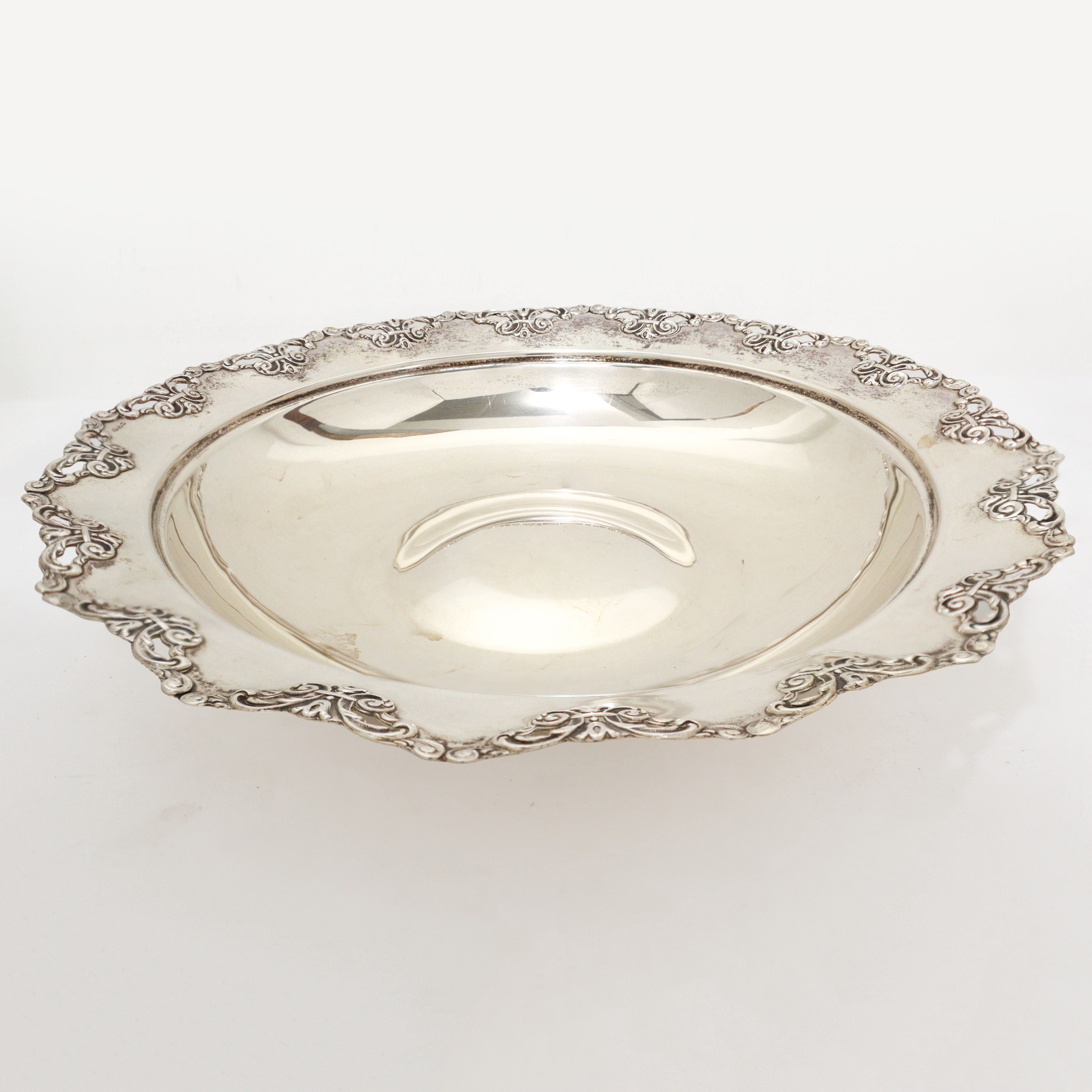 Piatto portadolci in argento