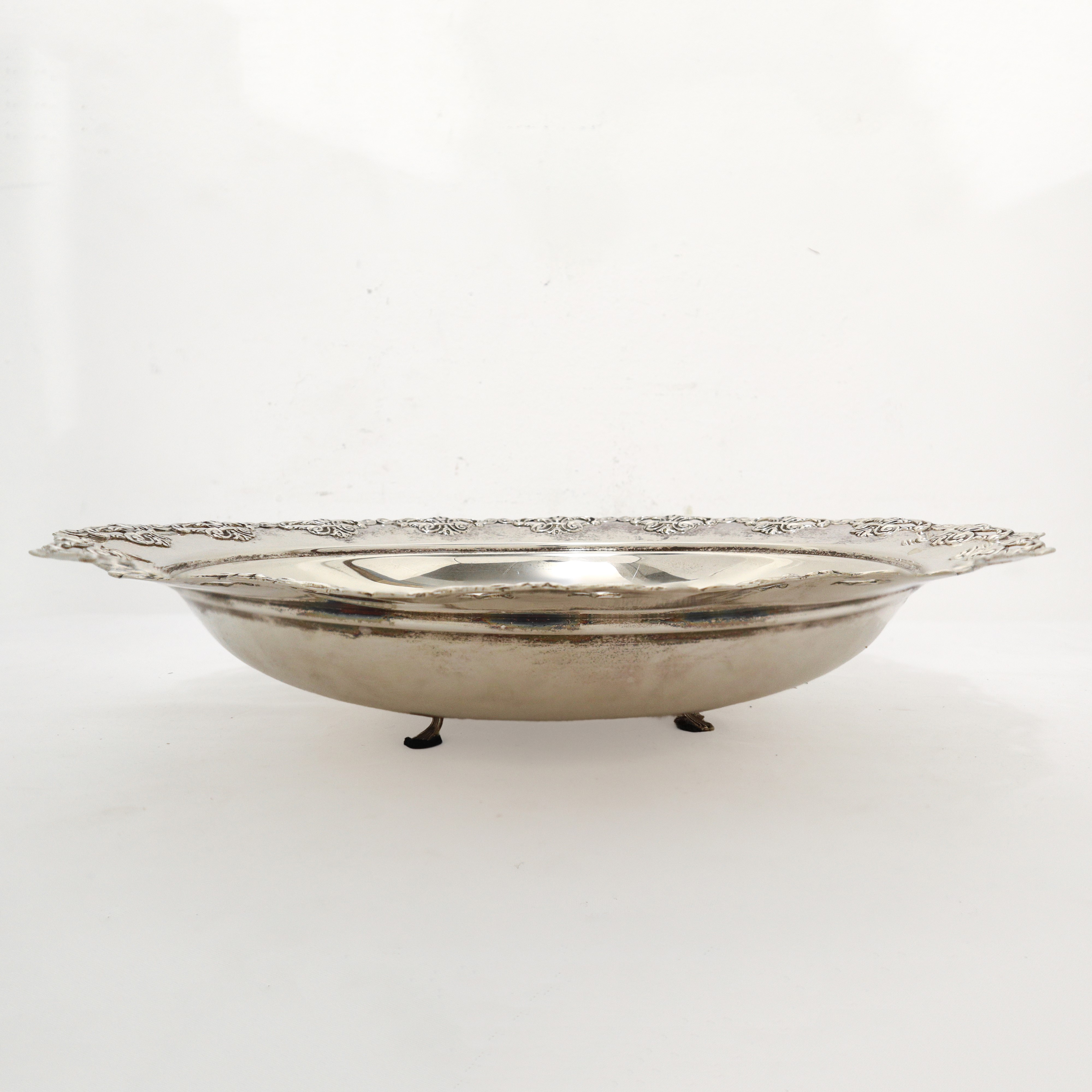 Piatto portadolci in argento