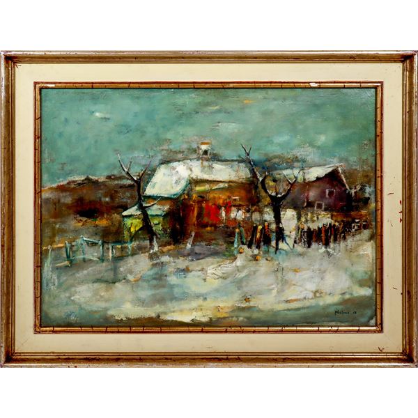 Piero Garino - Winter landscape