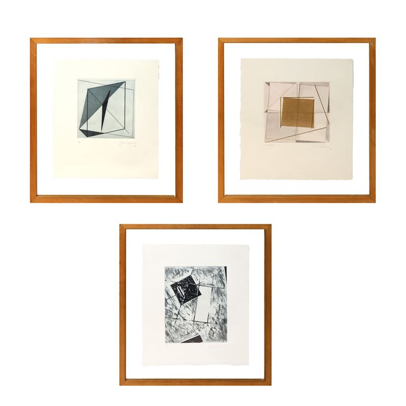 N°3 Studi per scultura in vetro