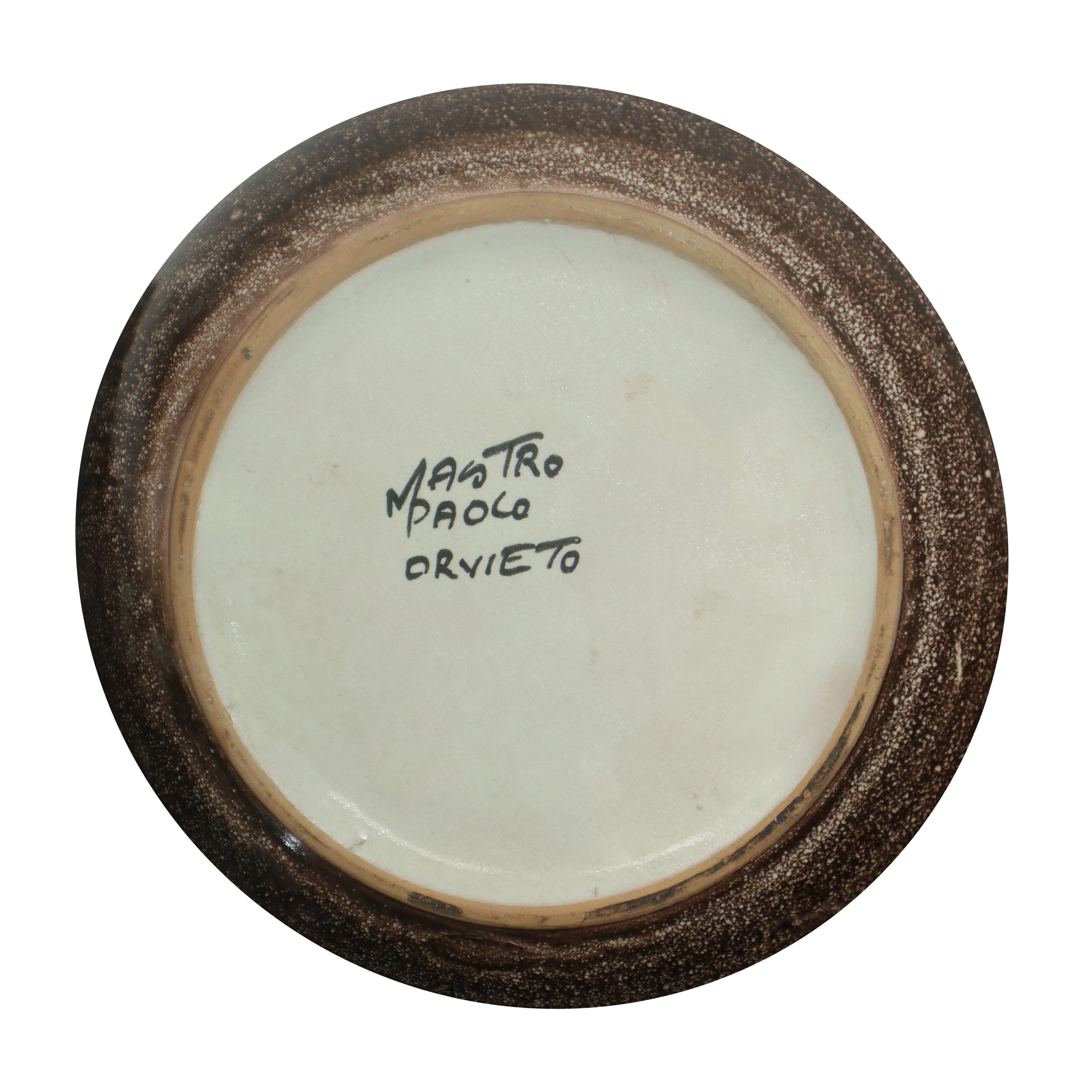 Mastropaolo Orvieto Ceramiche - Vaso in Maiolica Policroma