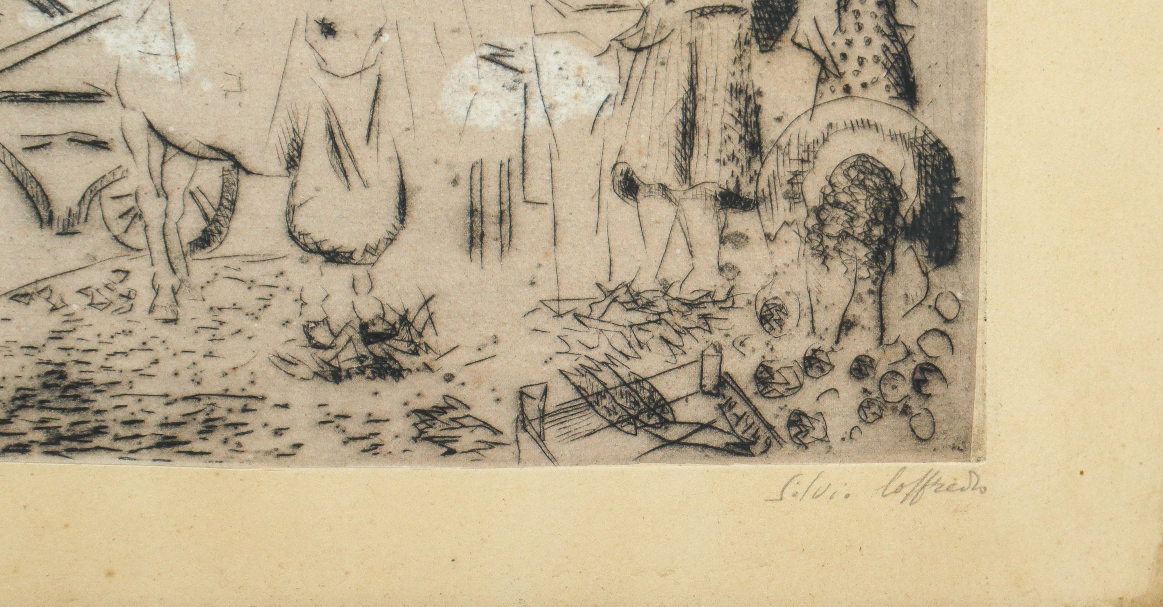 Scena quotidiana di paese