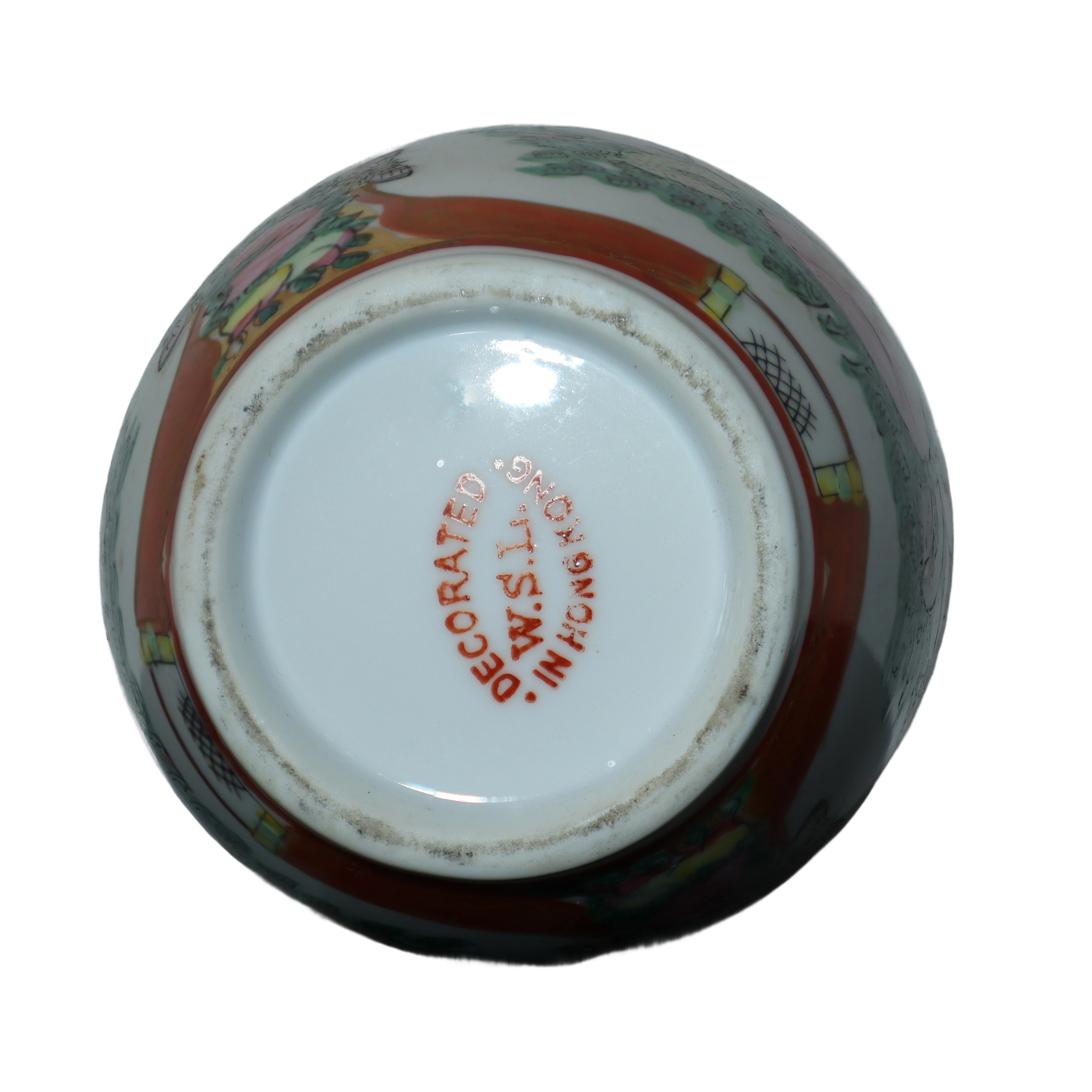 Vaso Decorato a Motivi Floreali