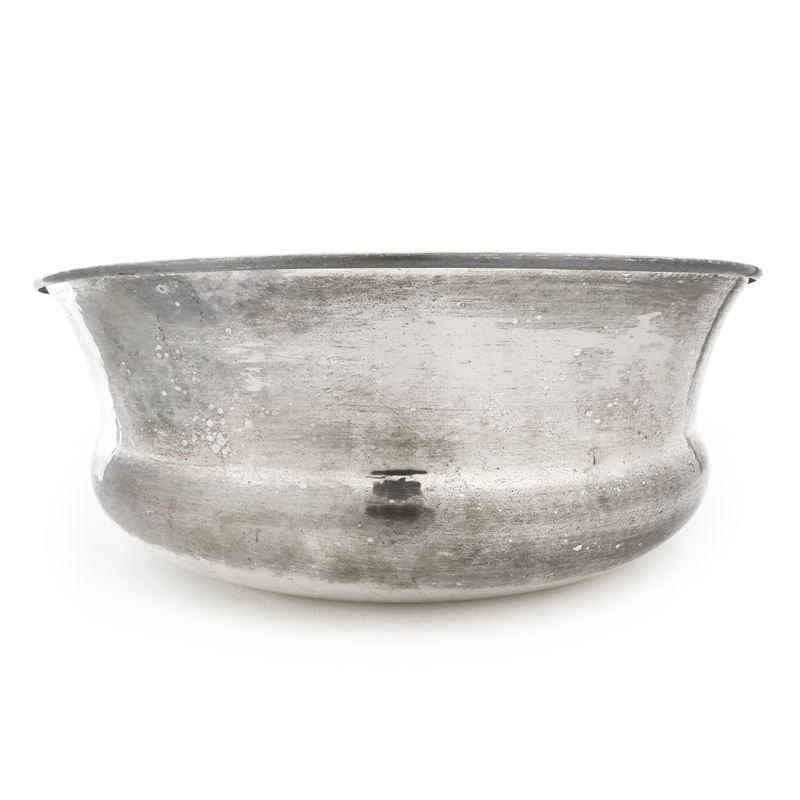 Cassetti - Centrotavola in silver martellato, diametro cm 24