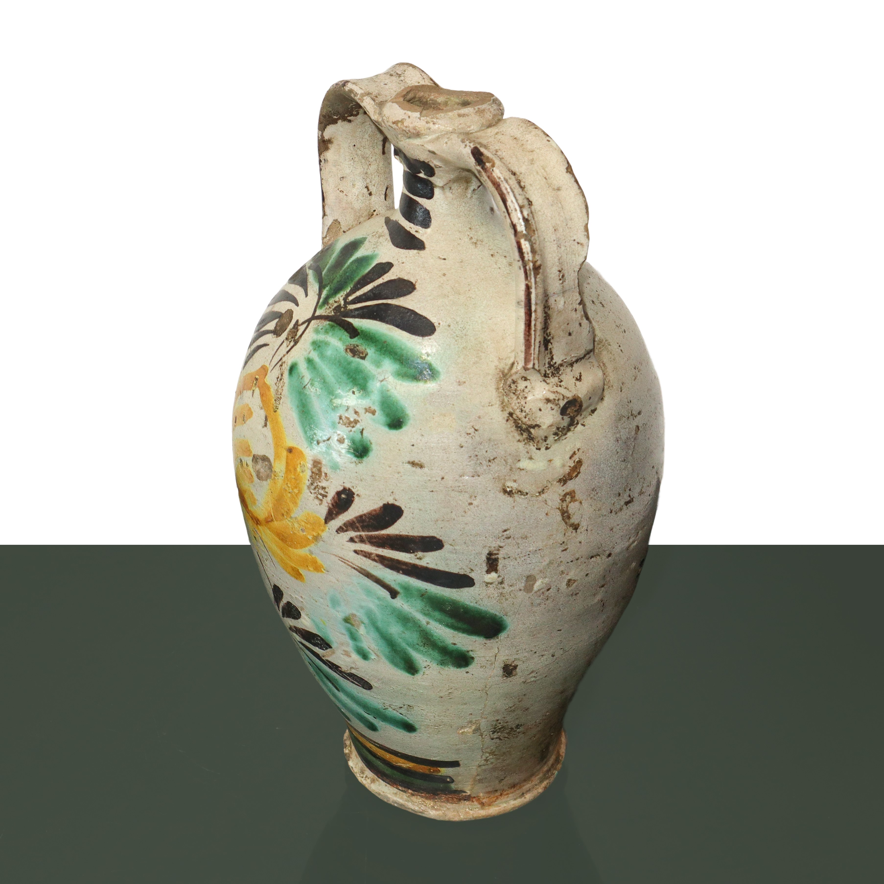 ''Bummulo'' ' in maiolica di Caltagirone invetriato e smaltato policromo