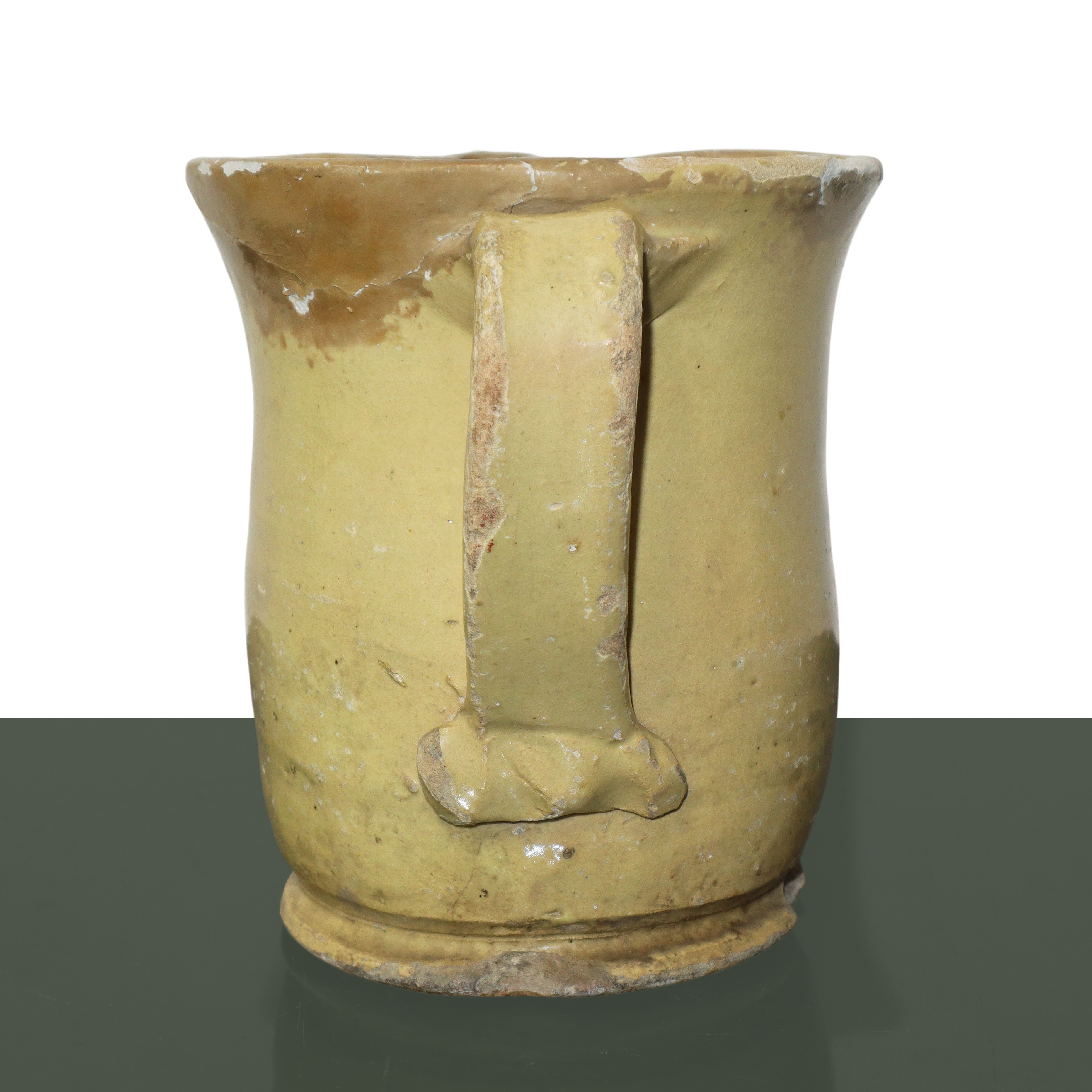 Cannata in maiolica di Caltagirone invetriata e smaltata policroma