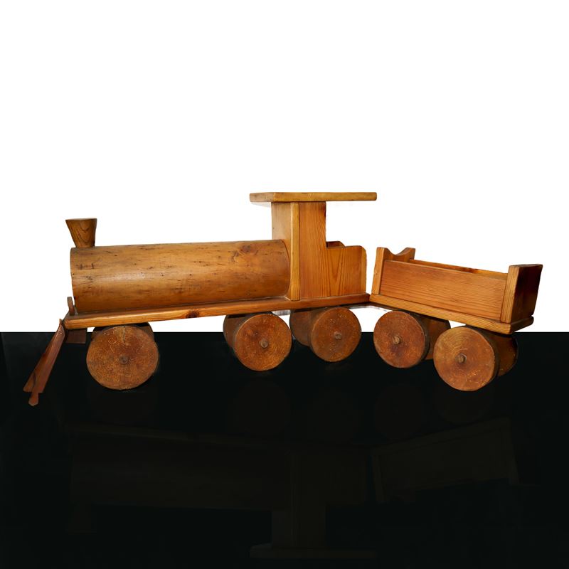 Il Gioco del Bosco Giocattoli - Treno in Legno con Vagone