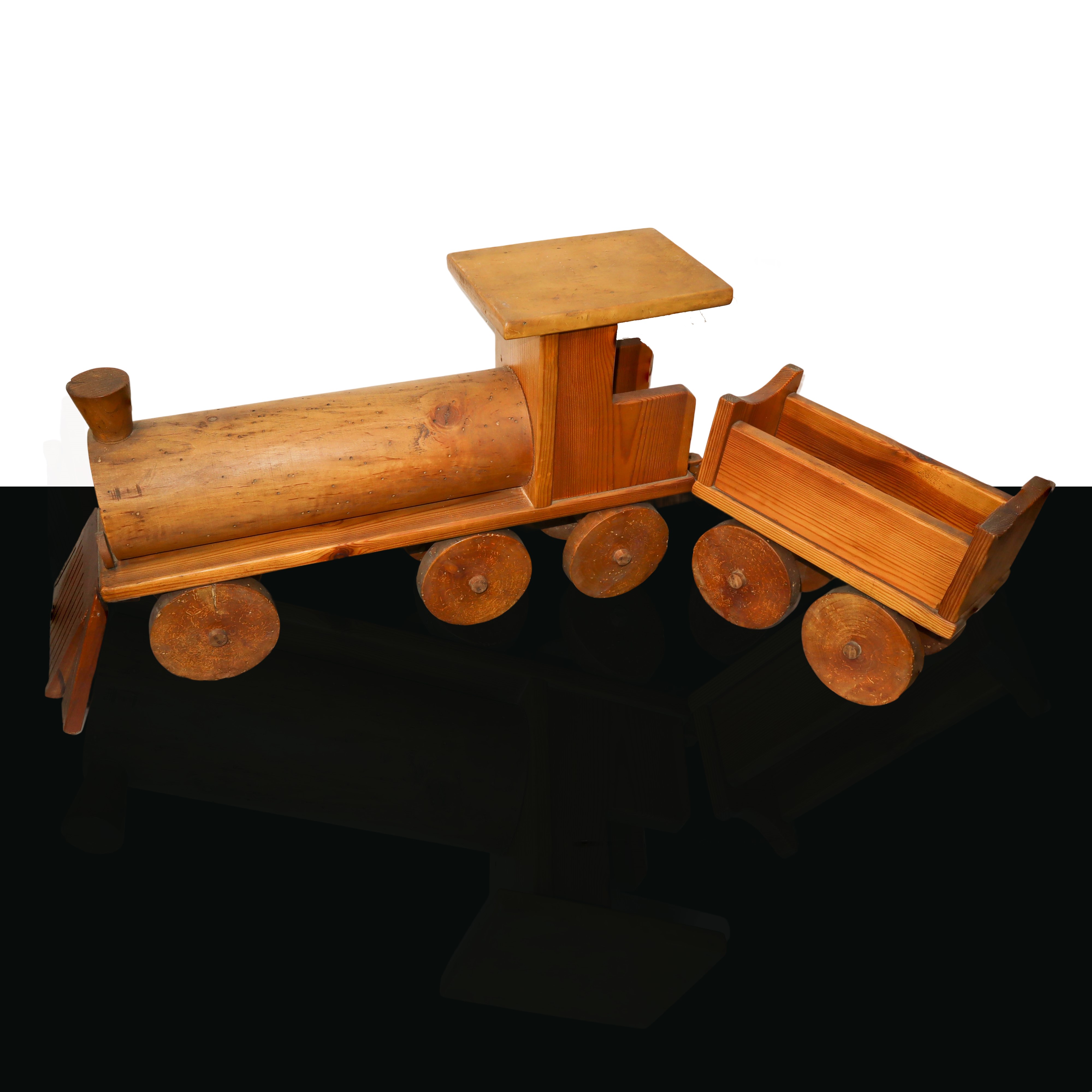 Il Gioco del Bosco Giocattoli - Treno in Legno con Vagone