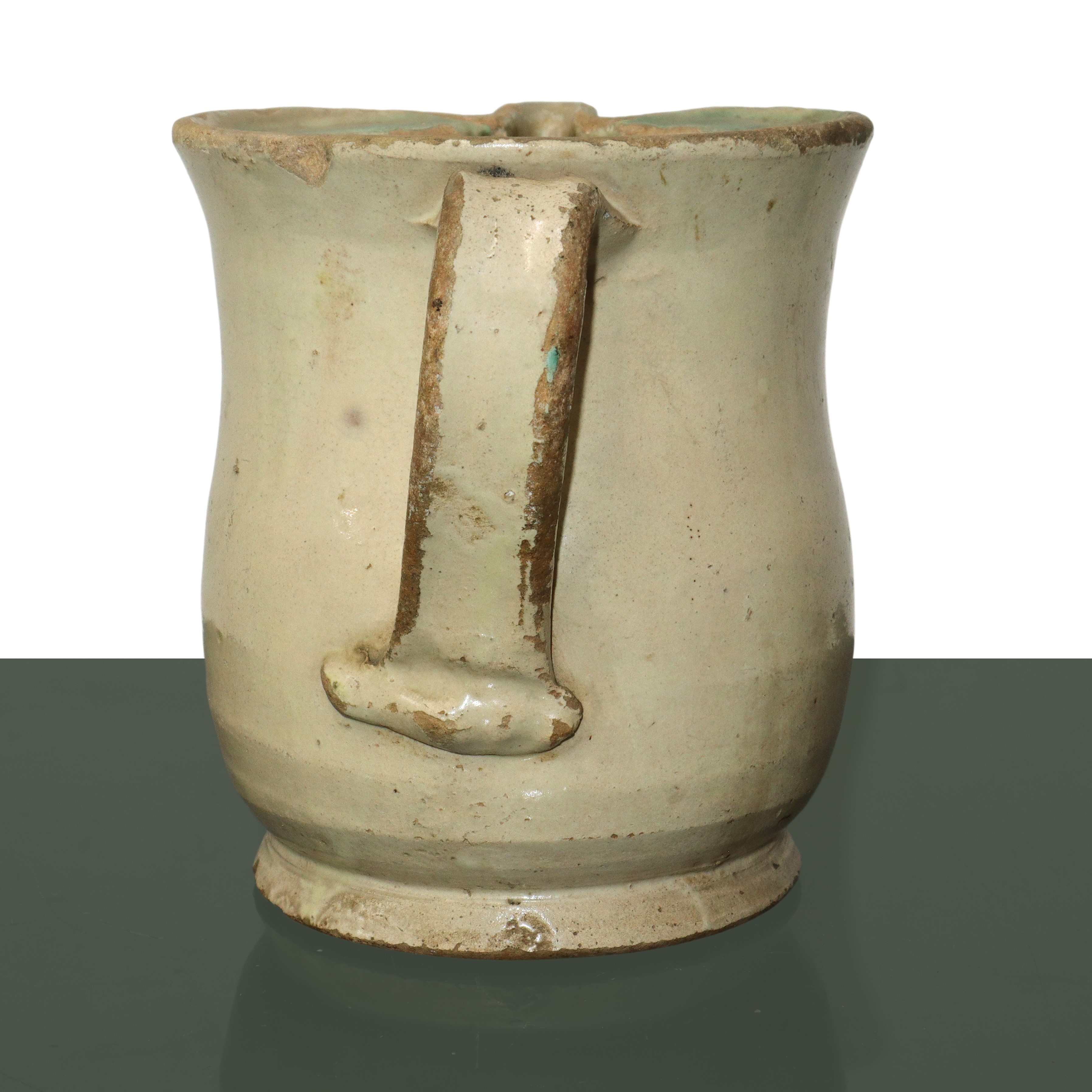 Cannata in maiolica di Caltagirone invetriata e smaltata policroma