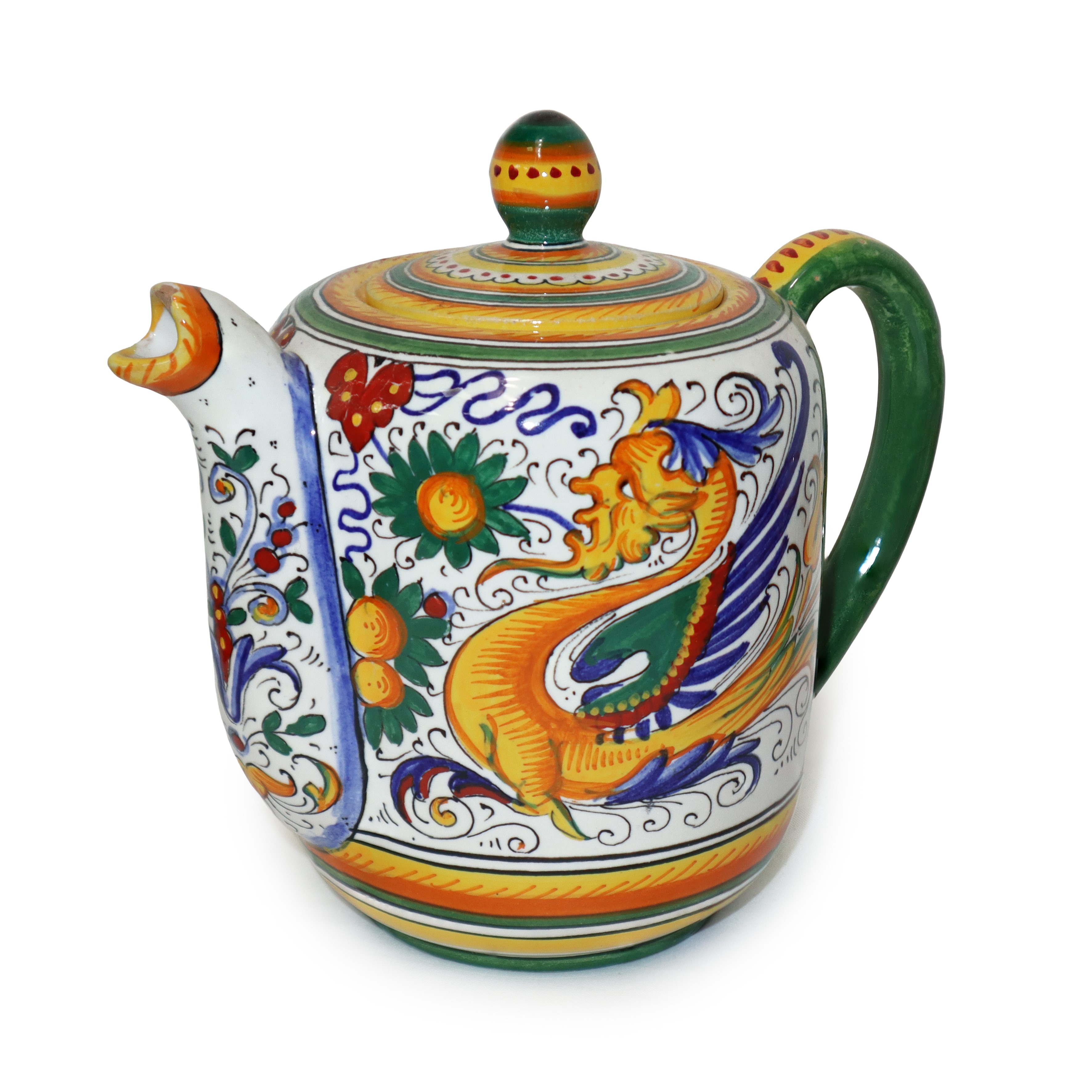Deruta - Servizio da caffè da sei con decoro raffaellesco