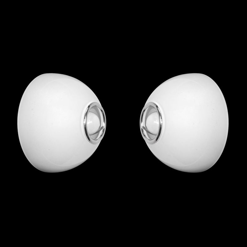 Ernesto Gismondi per Artemide - Coppia di Applique in Vetro da Parete Modello Tilos
