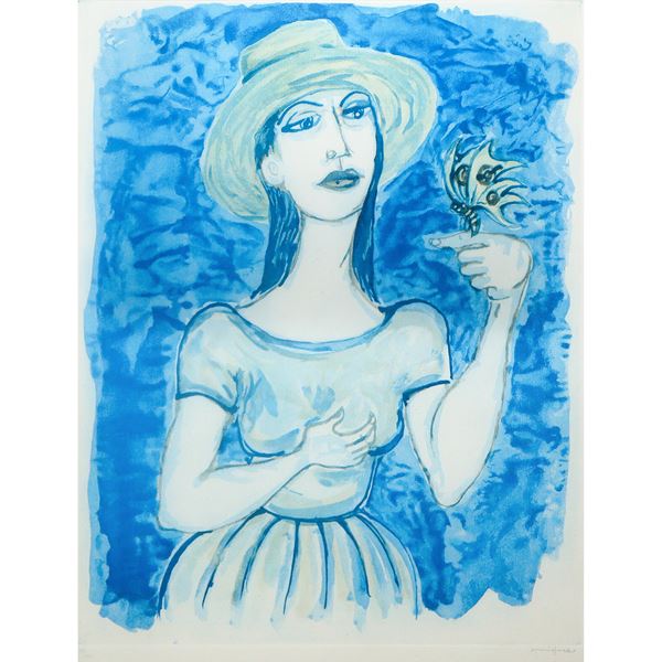Giuseppe Migneco - Ragazza