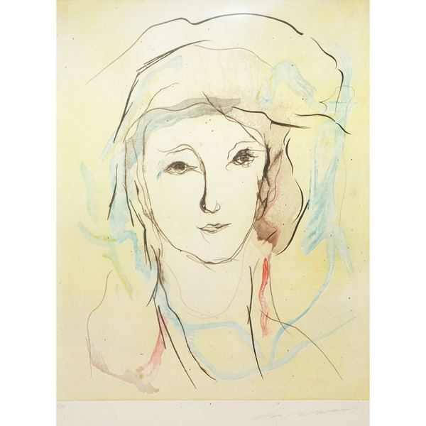 Giovanni Treccani - Woman&#39;s face