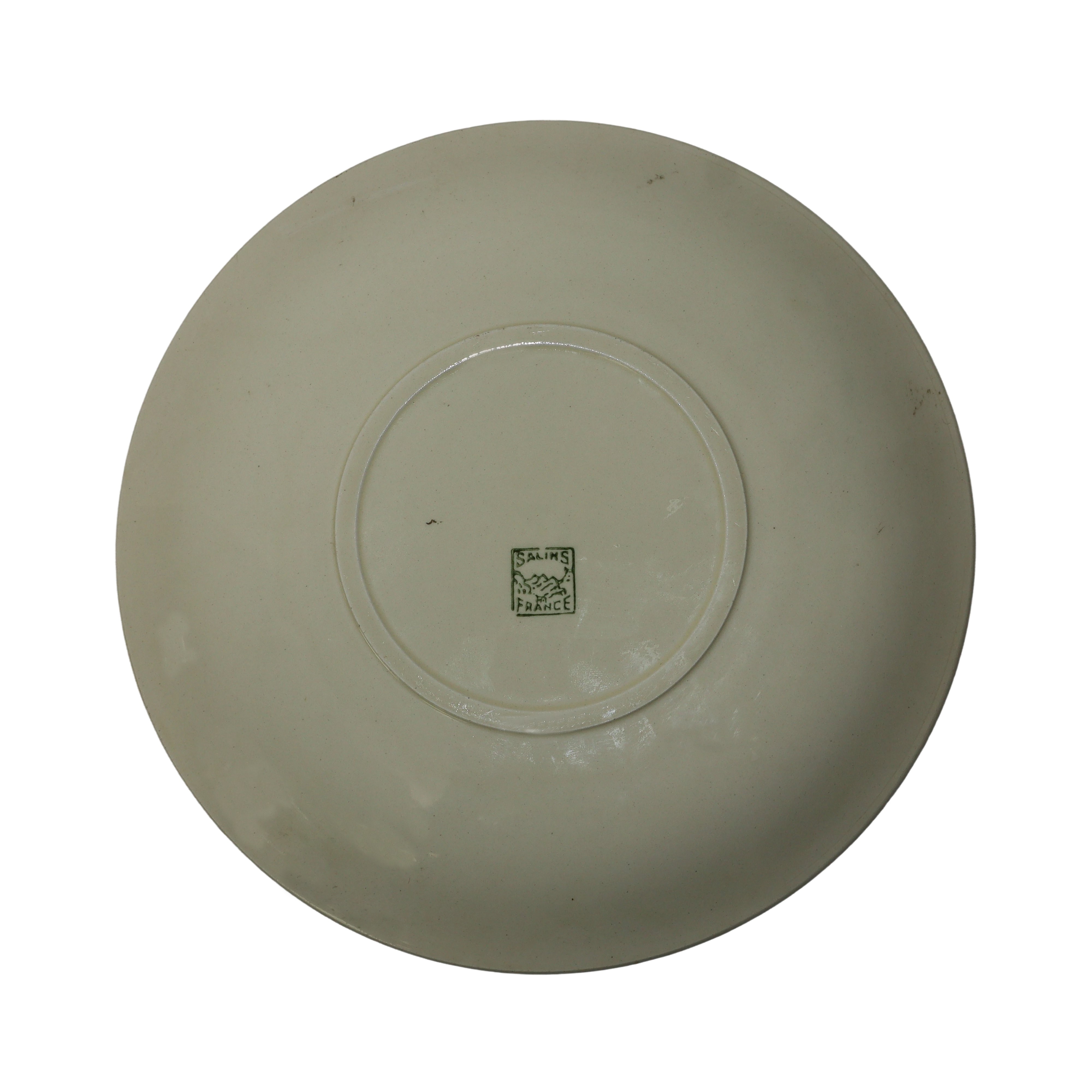 Piatto rotondo con ritratto di Paul Eluard