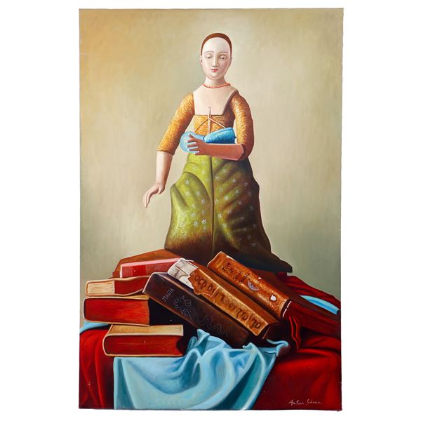Antonio Sciacca - Mannequin with books