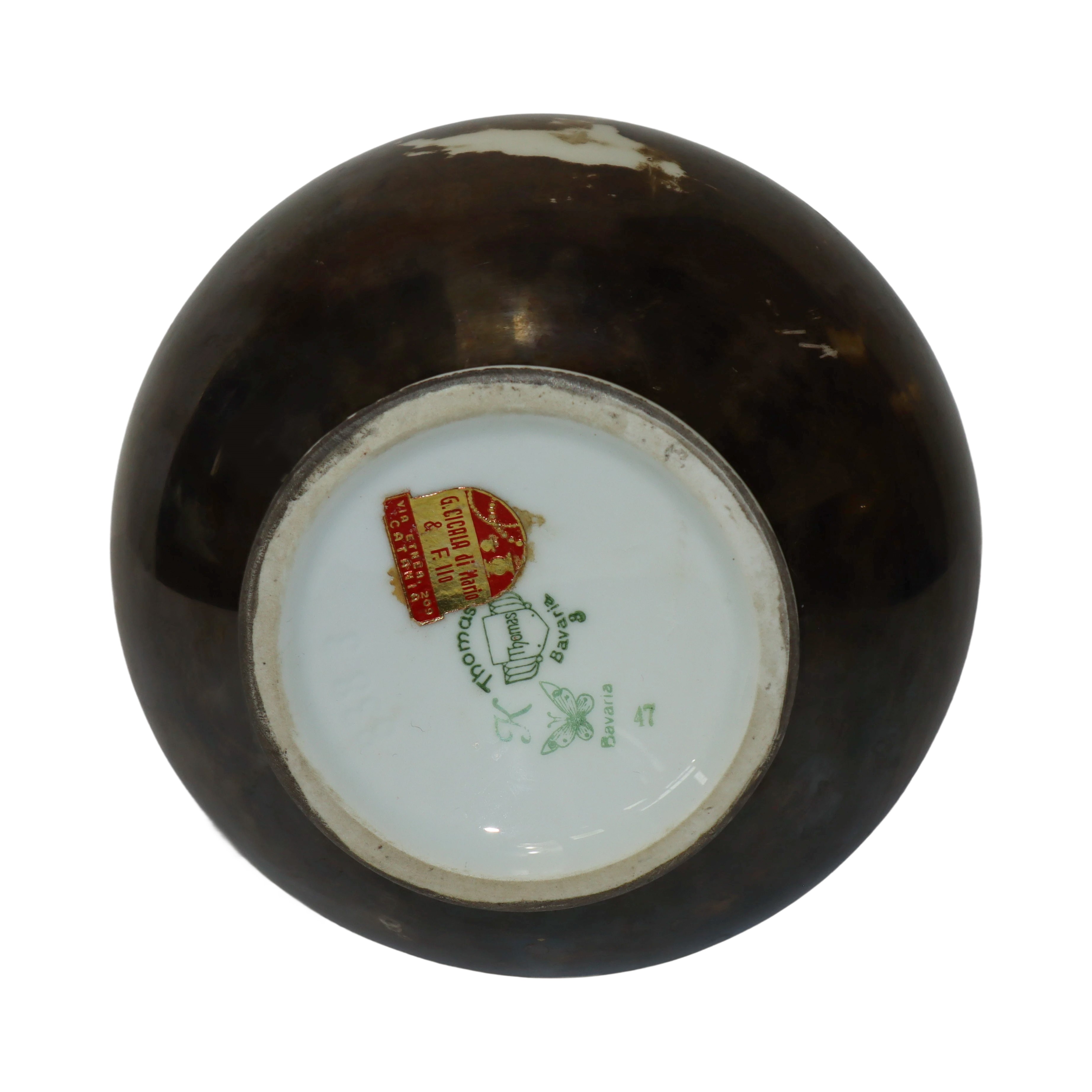 Thomas Bavaria Germany - Vaso nei Toni del Marrone