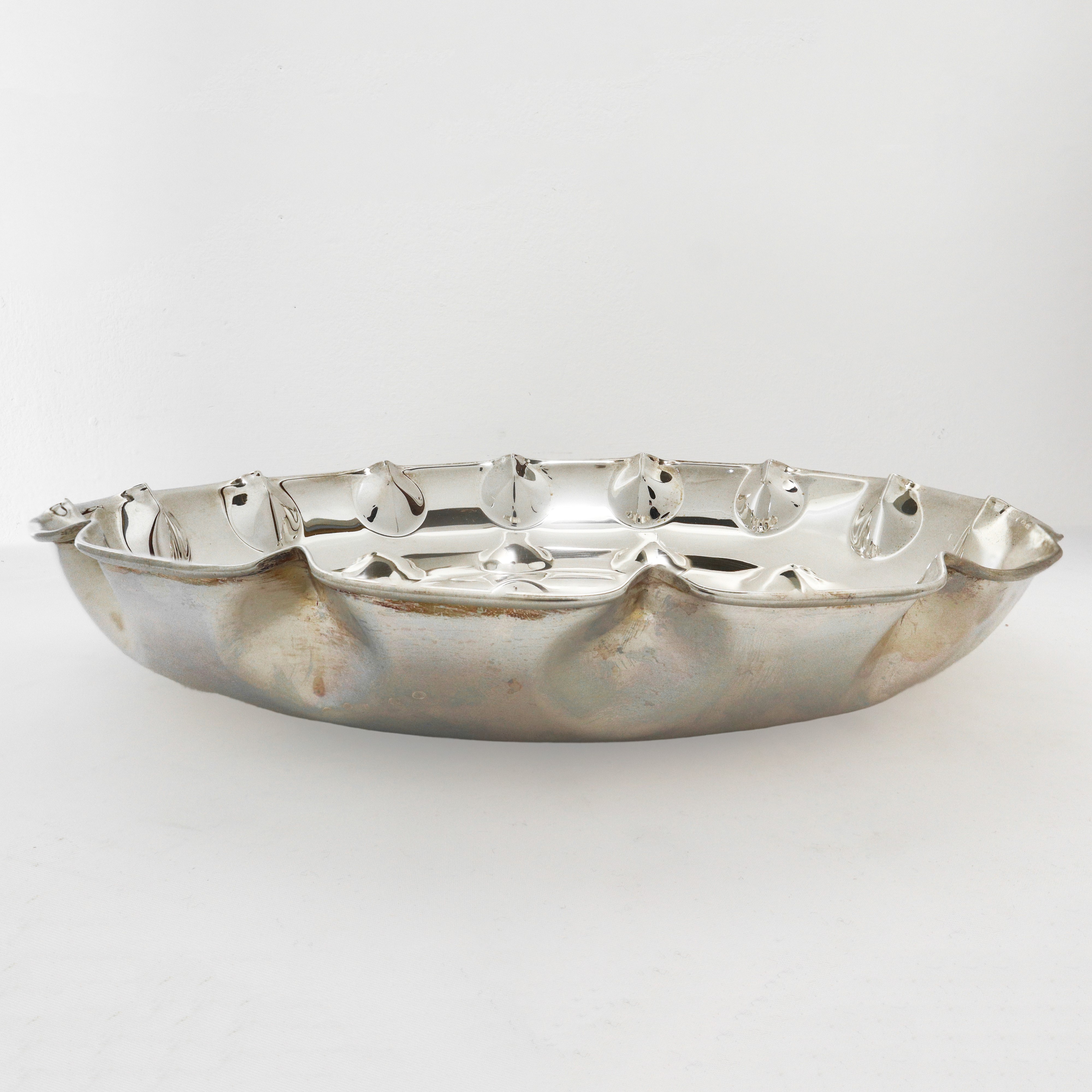 Centrotavola in argento 800