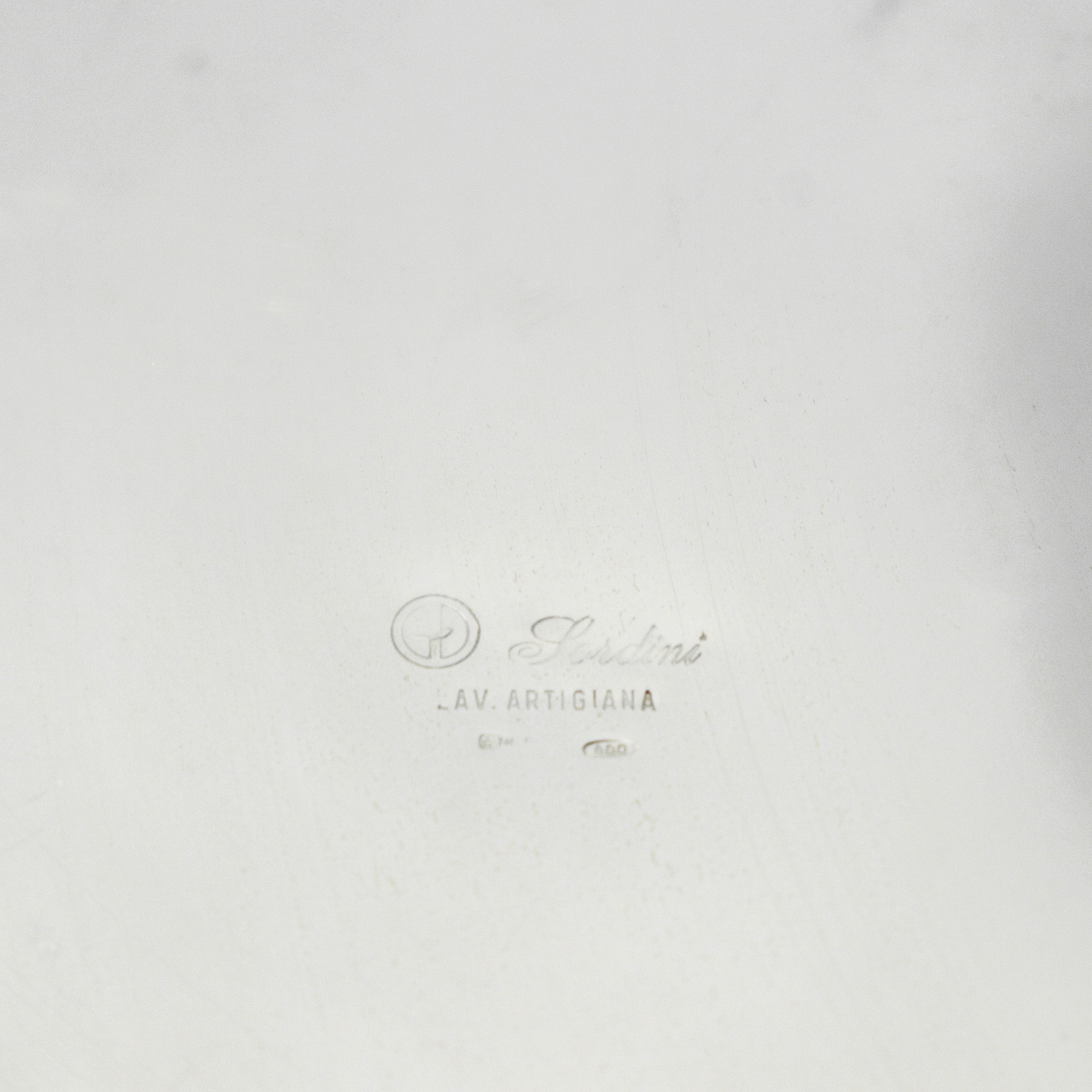 Centrotavola in argento 800